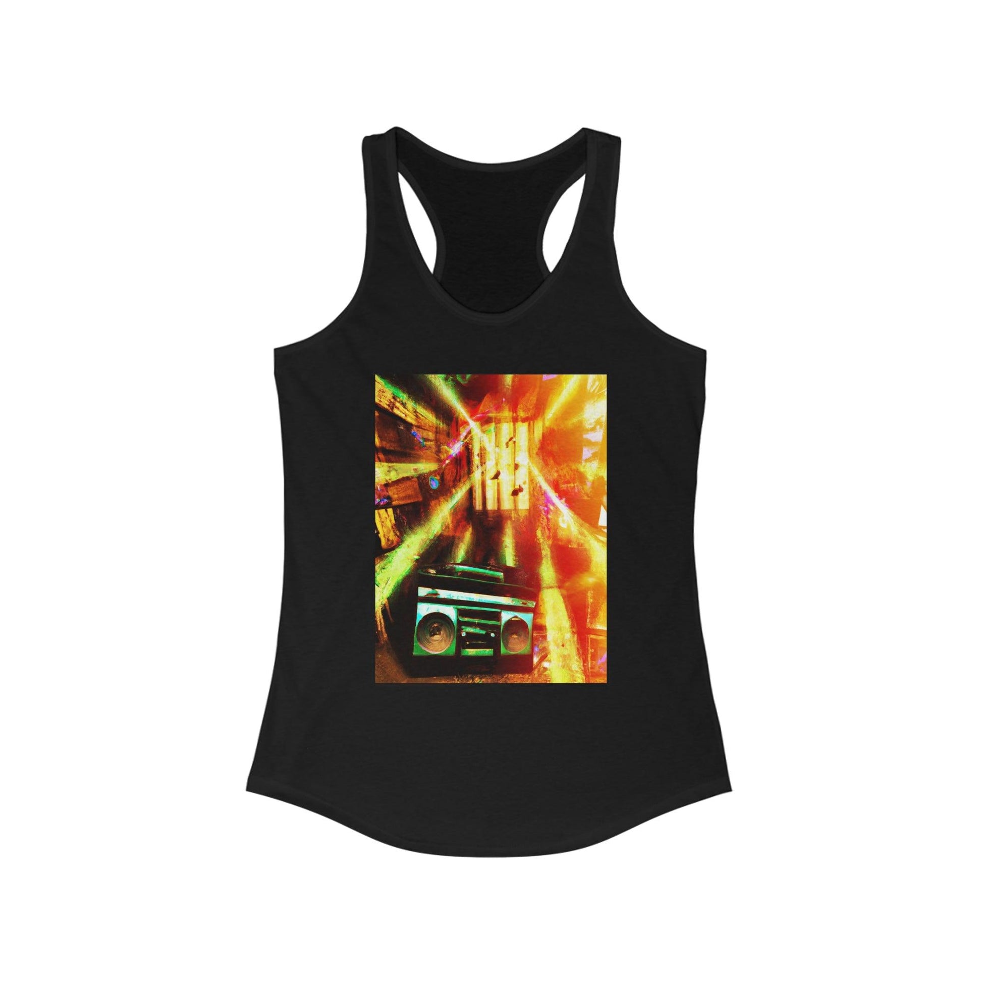 Prison BoomBox Designed by Evets! Women's Ideal Racerback Tank - Lizard Vigilante