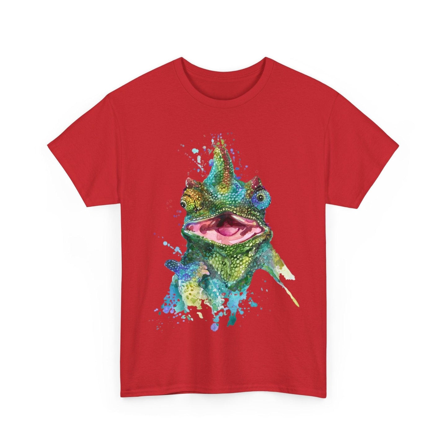 Wild Lizard Graphic Unisex Heavy Cotton Tee - Premium T-Shirt from Printify - Just $15.13! Shop now at Lizard Vigilante