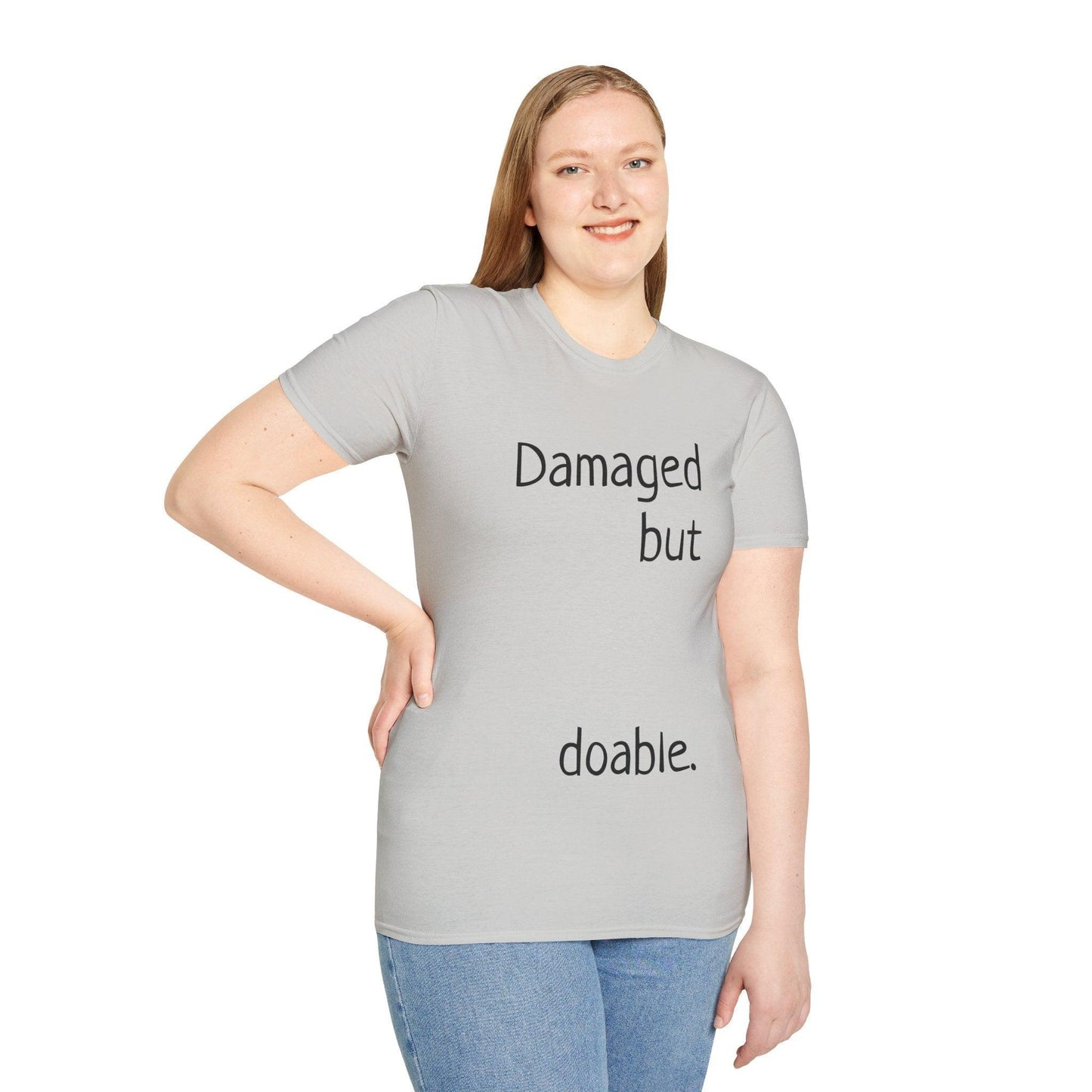 Damaged but doable. Unisex Softstyle T-Shirt - Lizard Vigilante