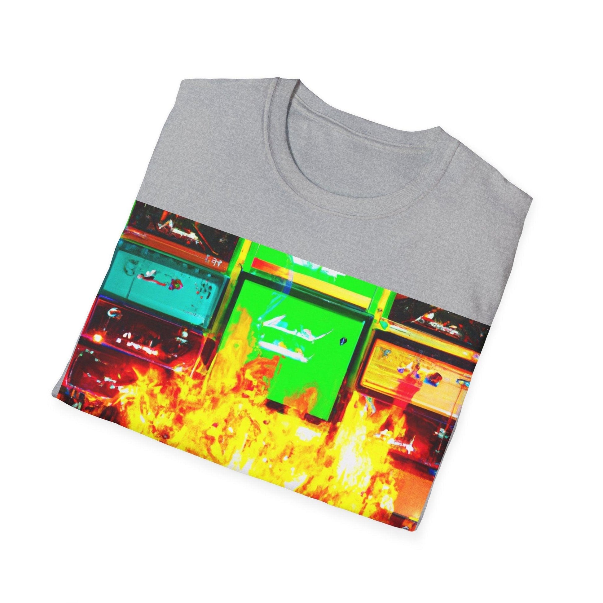 Rock Fire Unisex Softstyle T-Shirt - Lizard Vigilante