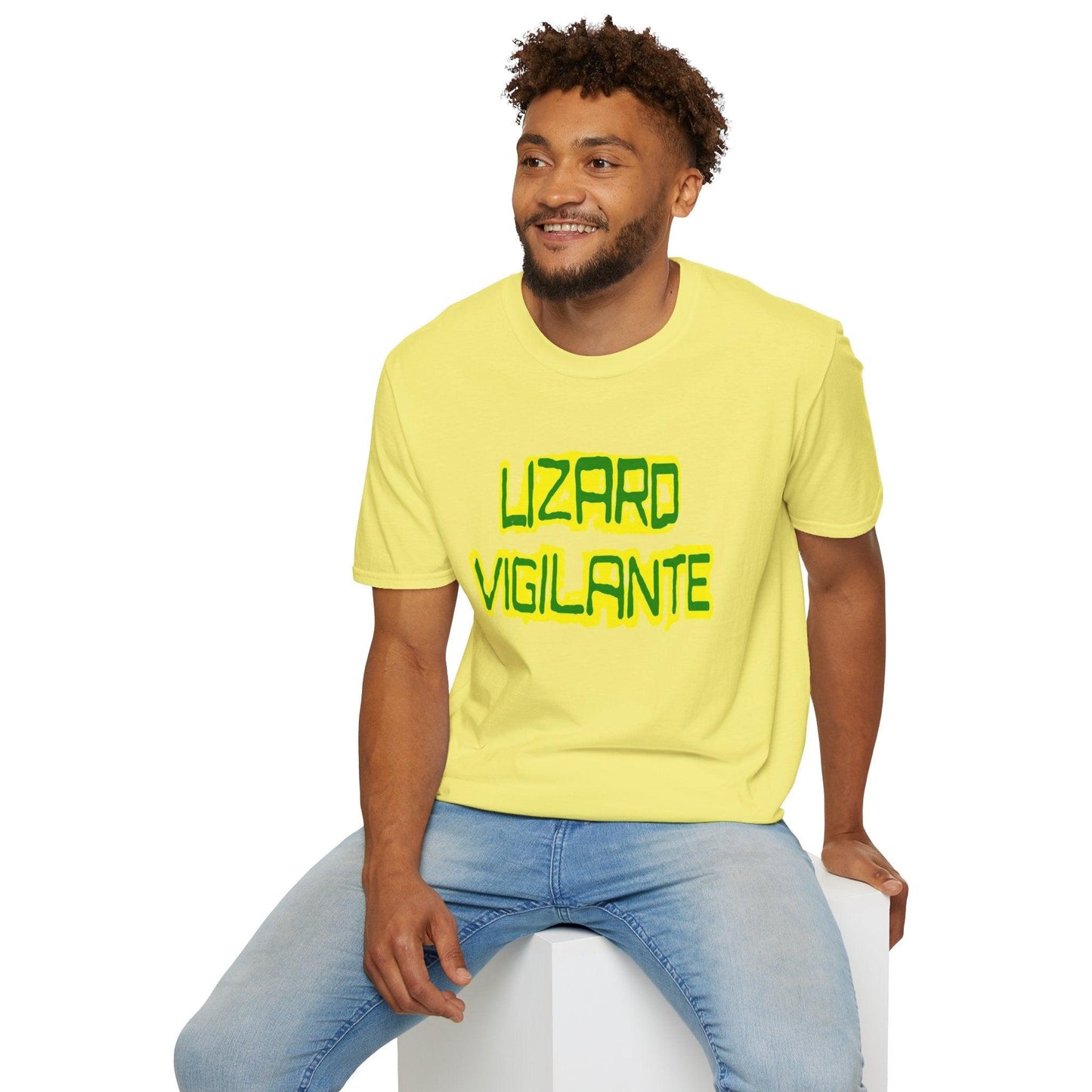 LIZARD VIGILANTE Unisex Softstyle T-Shirt - Lizard Vigilante