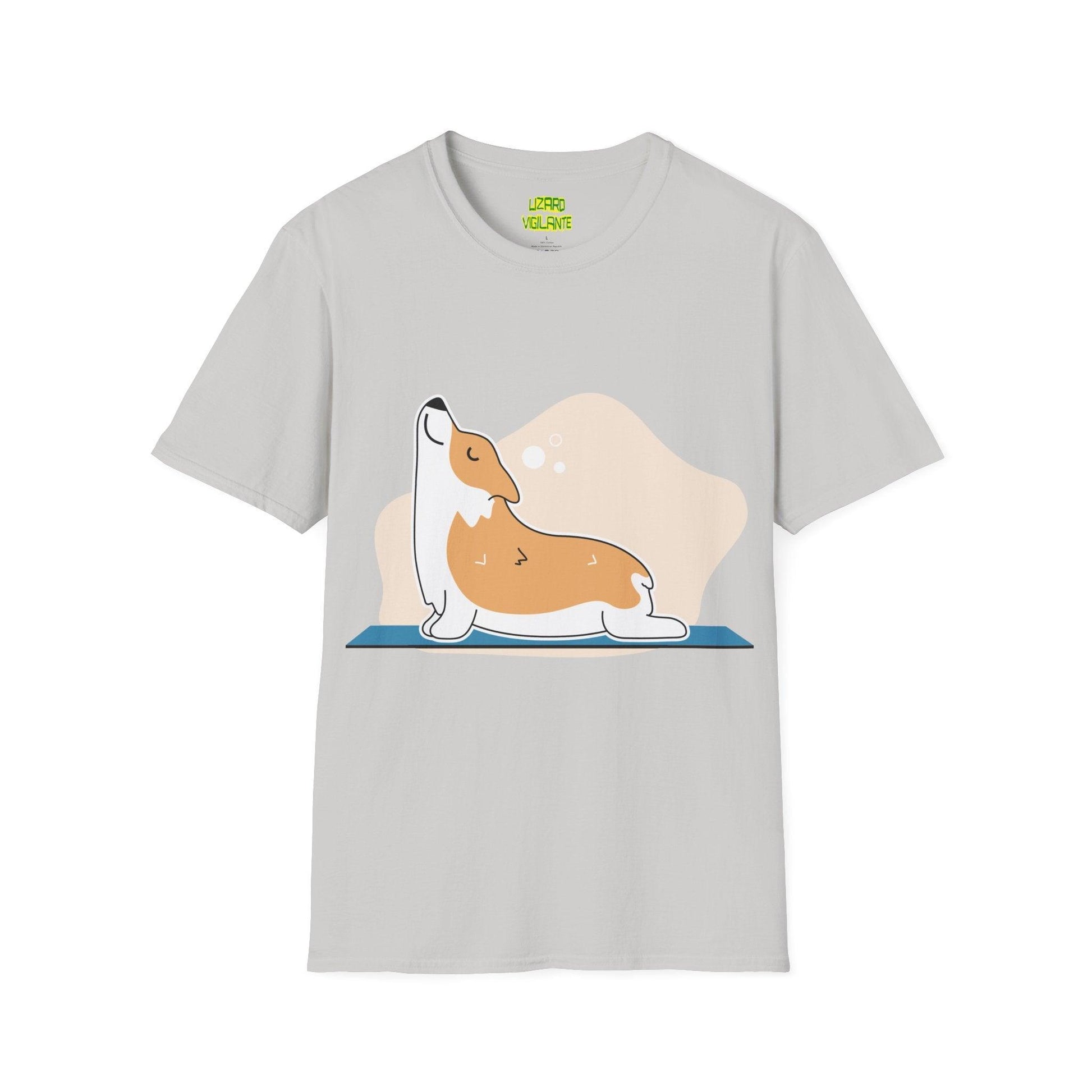 Yoga Dog Pose Unisex Softstyle T-Shirt - Lizard Vigilante