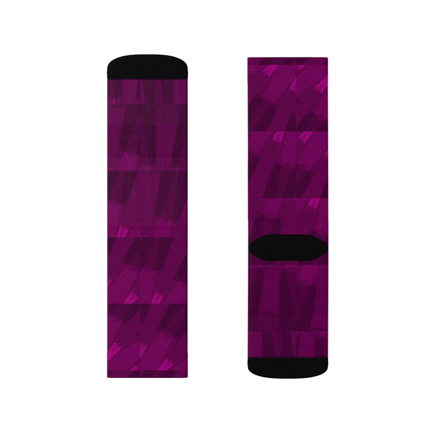 Purple Shower Sublimation Socks - Lizard Vigilante