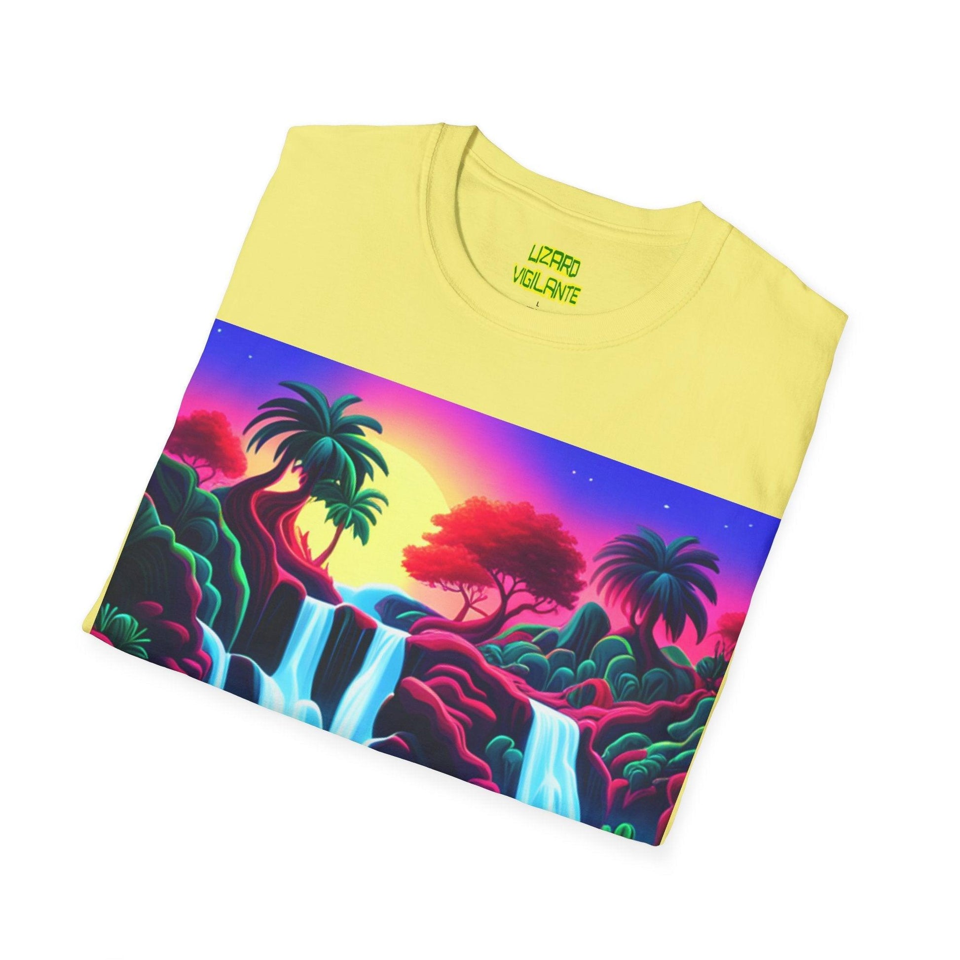 Tropic Topic Unisex Softstyle T-Shirt - Lizard Vigilante