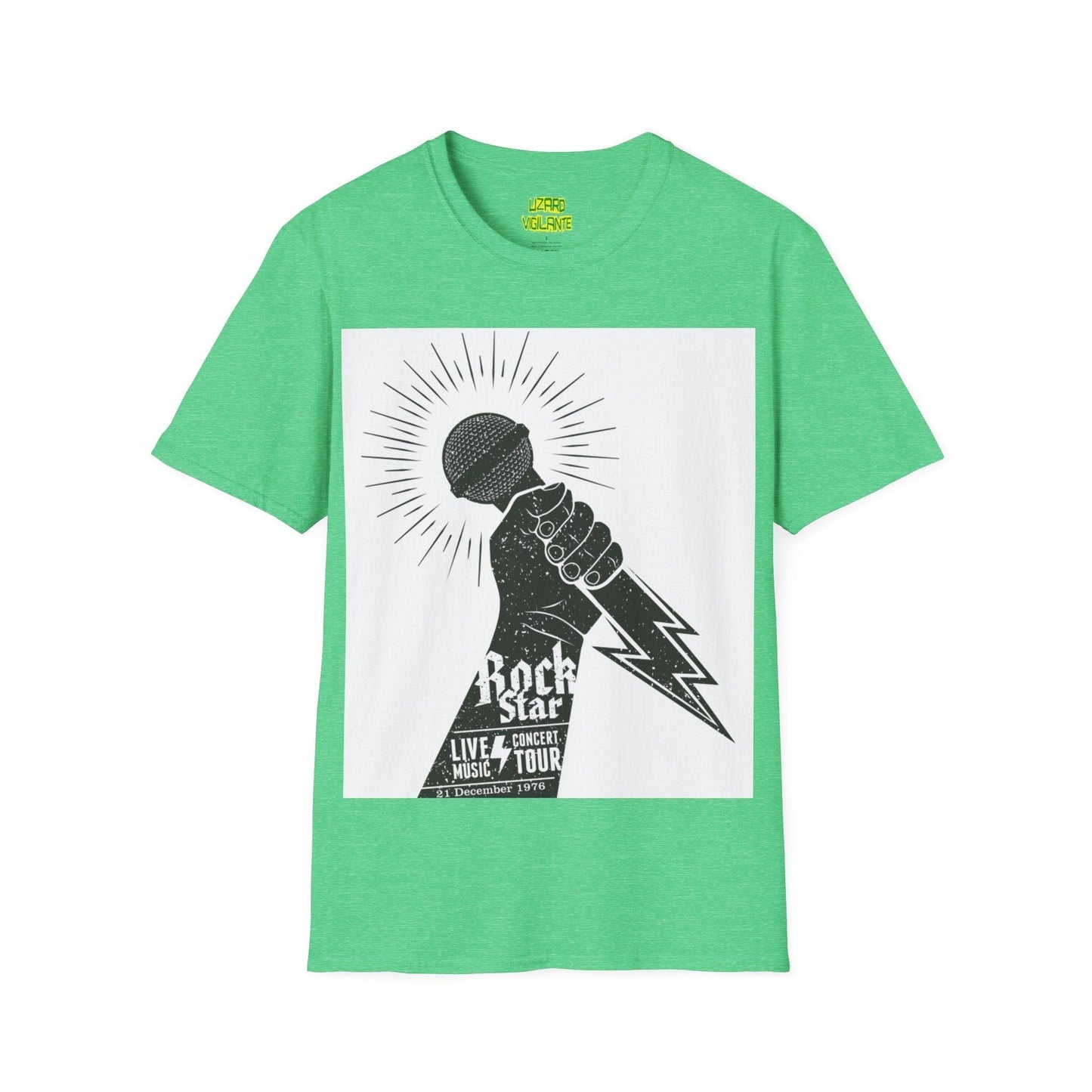 Rock Star Live Unisex Softstyle T-Shirt - Lizard Vigilante