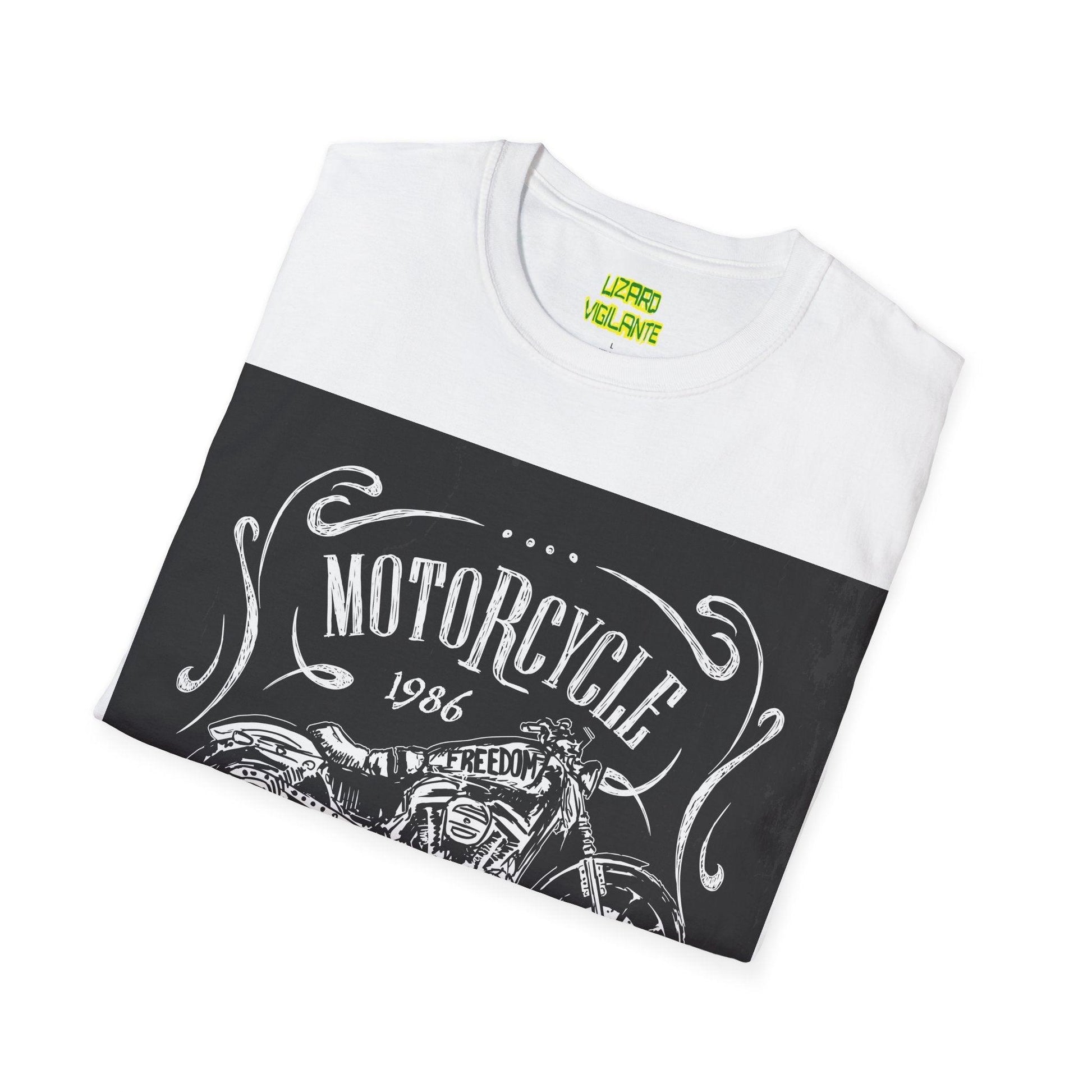 Motorcycle Lover Unisex Softstyle T-Shirt - Lizard Vigilante