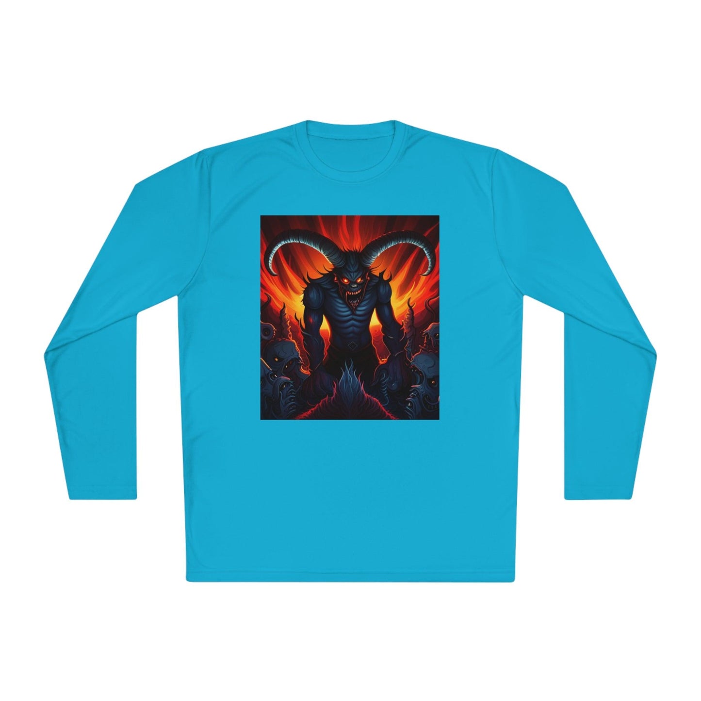 Horny Devil Unisex Lightweight Long Sleeve Tee - Lizard Vigilante