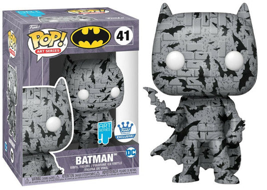 Batman 41 Artist Series Grey Brick in Pop Stack  - Funko Shop Exclusive
