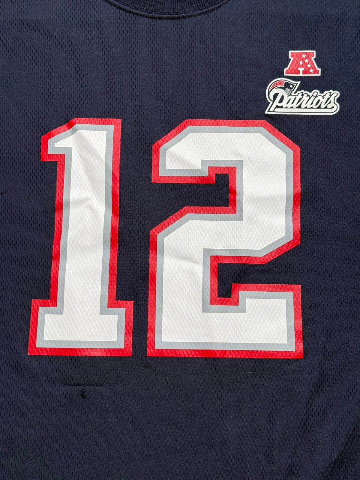 Tom Brady NFL Patriots Football Jersey #12 AFC East XL