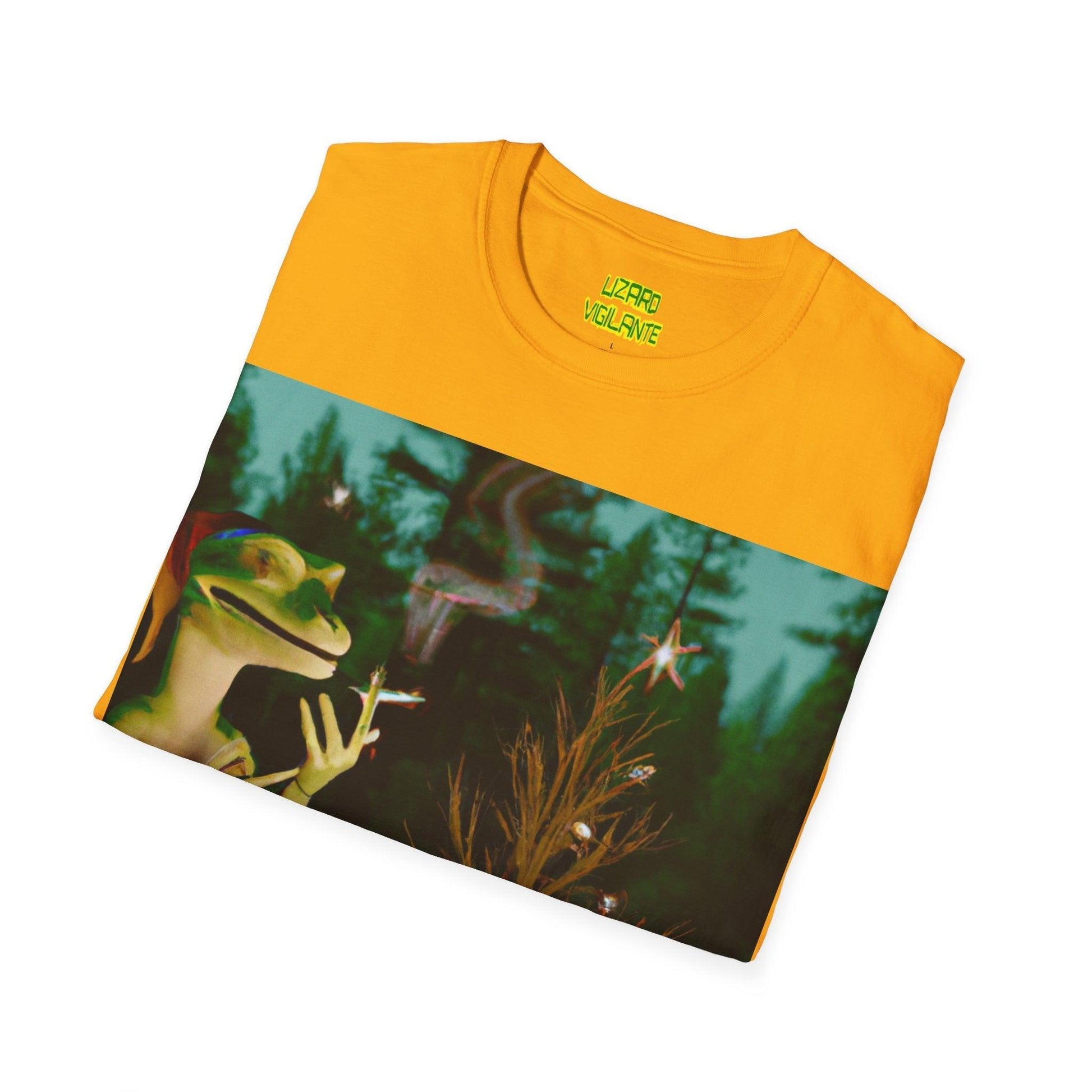 It's A Lizard Vigilante Xmas Unisex Softstyle T-Shirt - Lizard Vigilante