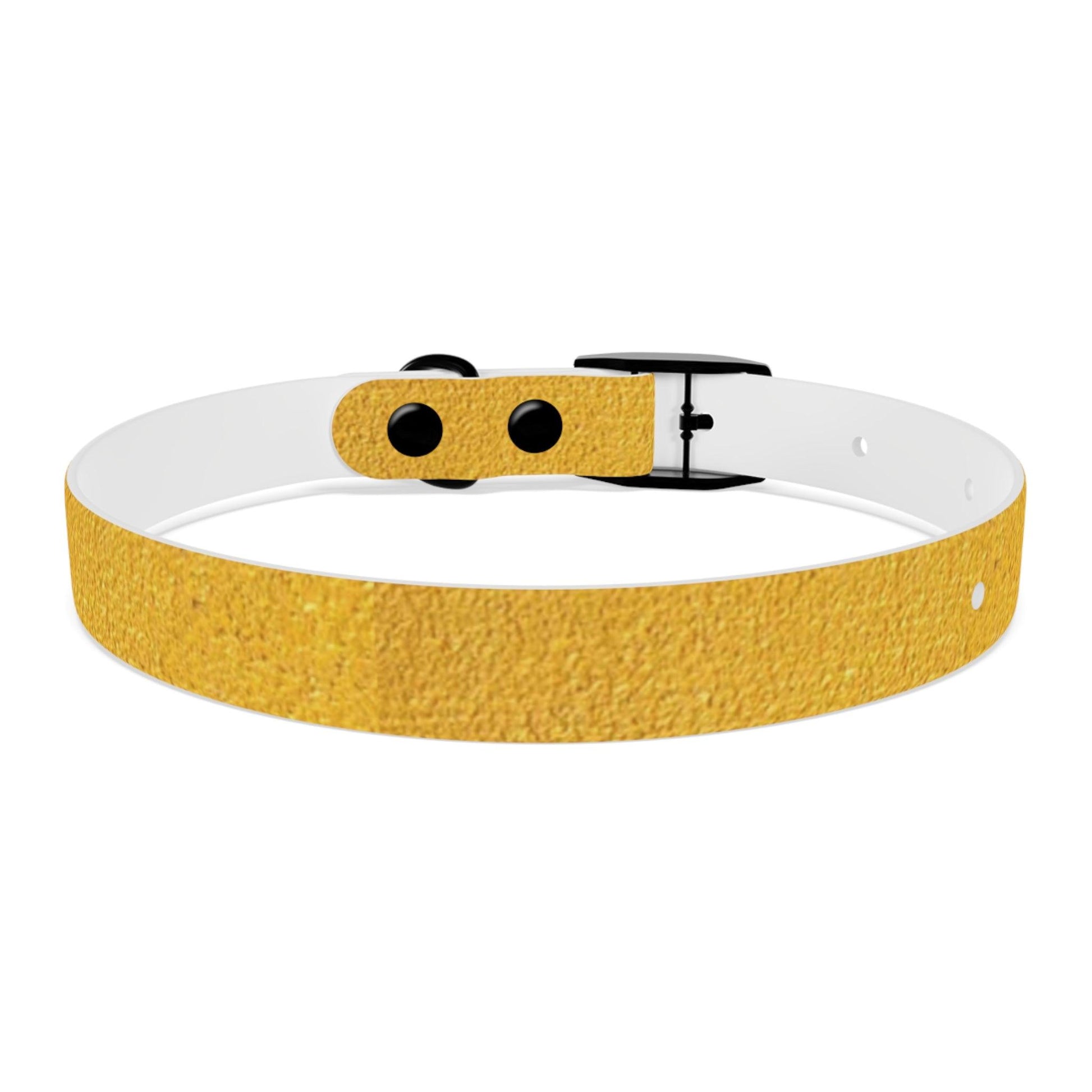 Faux Gold Dog Collar 4 Sizes S-XL - Lizard Vigilante