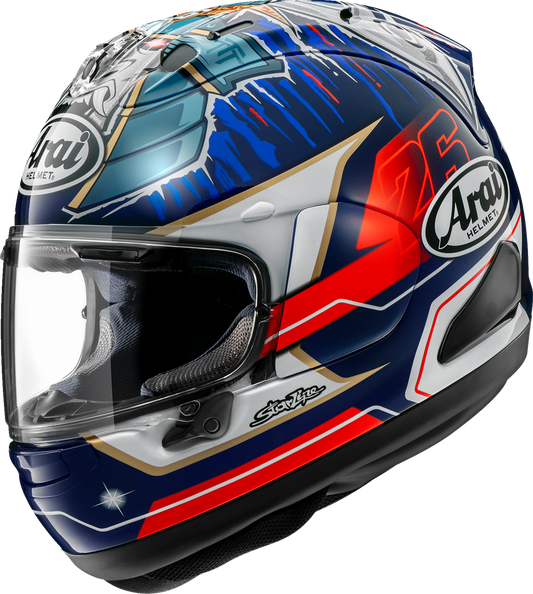 ARAI HELMETS, ARAI Helmets Corsair-X Dani Samurai-3 XL with VAS Shield Mechanism and Advanced Safety Features