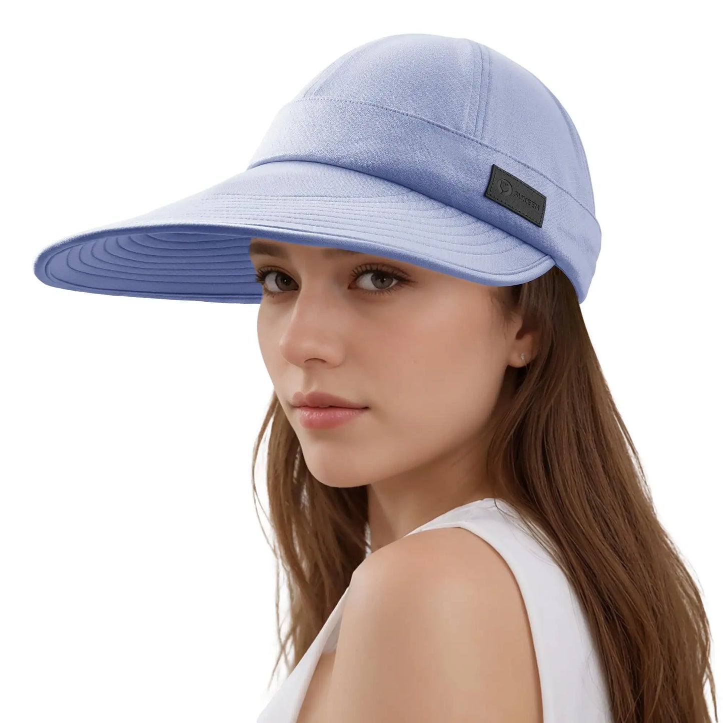 Sukeen Cooling Visor Cap For Women&Men, 2 In 1 Zip-Off Sun Hat With UV Protection For Outdoor Sports Golf Travel Tennis Beach