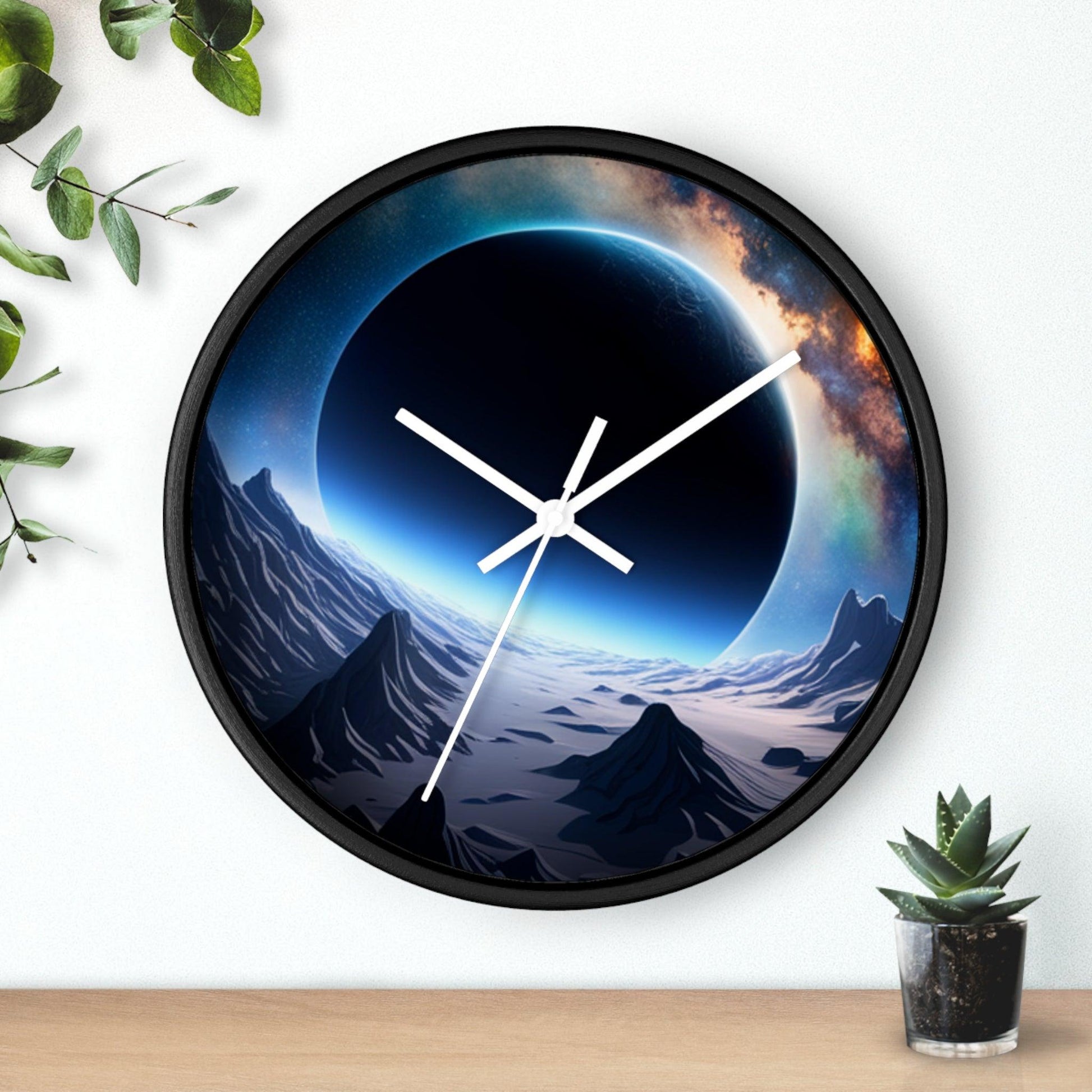 Eclipser Wall Clock - Lizard Vigilante