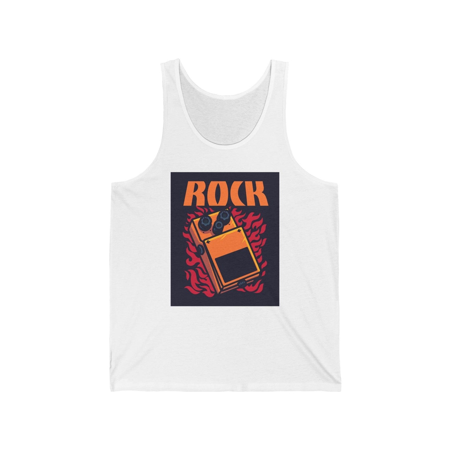 Rock Pedal Unisex Jersey Tank - Lizard Vigilante