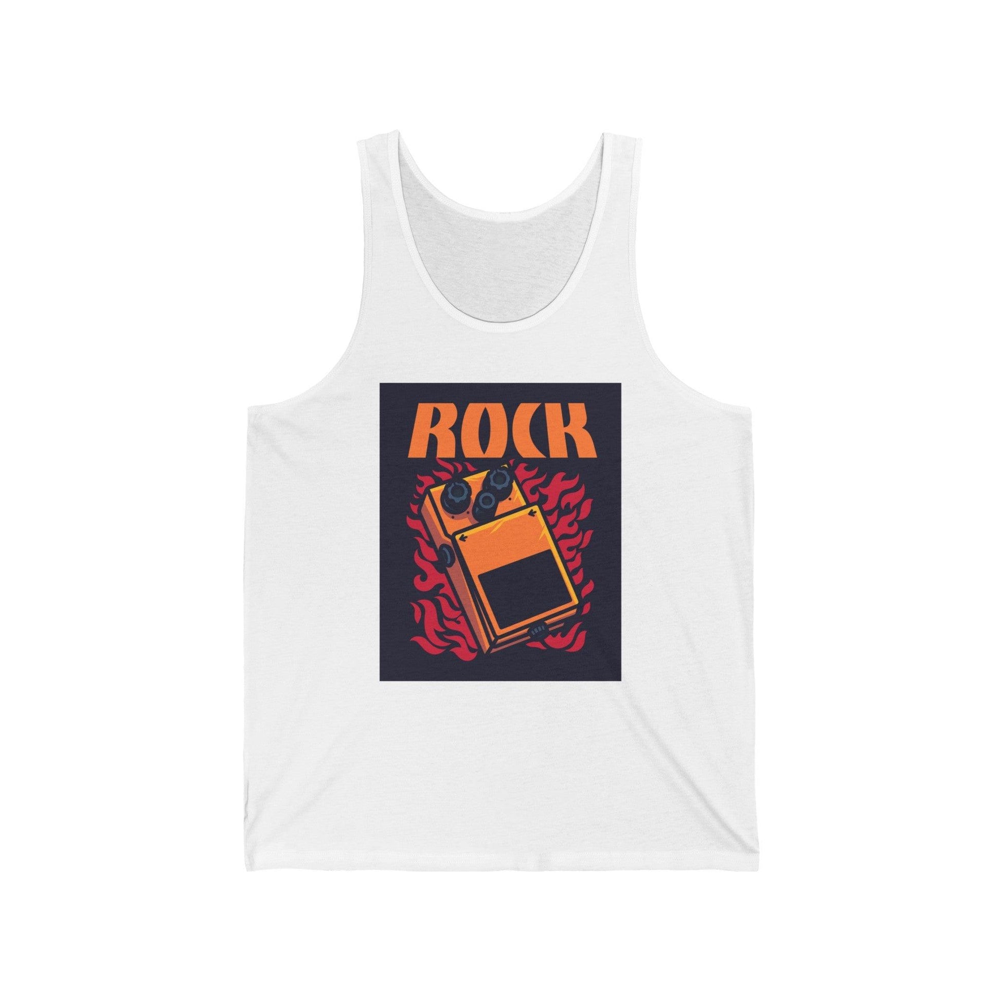 Rock Pedal Unisex Jersey Tank - Premium Tank Top from Printify - Just $31.23! Shop now at Lizard Vigilante