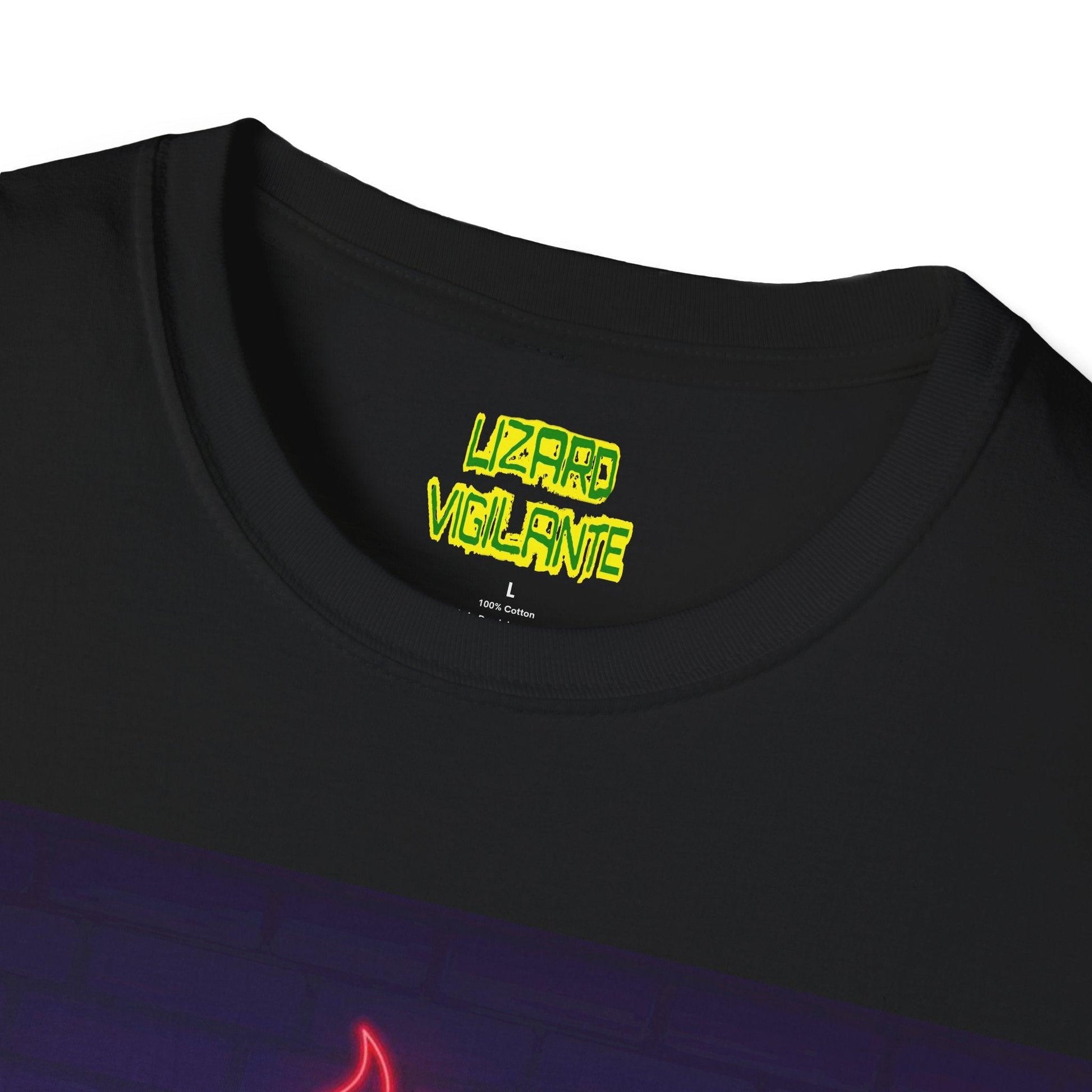 Neon Rock Festival Unisex Softstyle T-Shirt - Lizard Vigilante