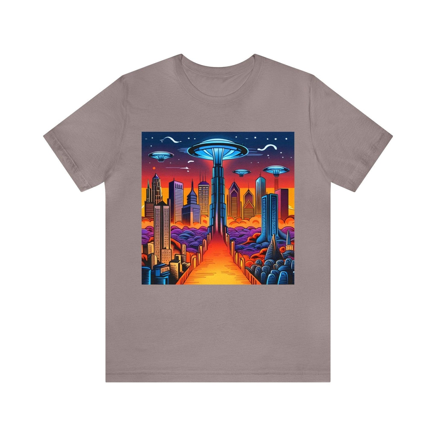 UFOCITY Unisex Jersey Short Sleeve Tee - Lizard Vigilante