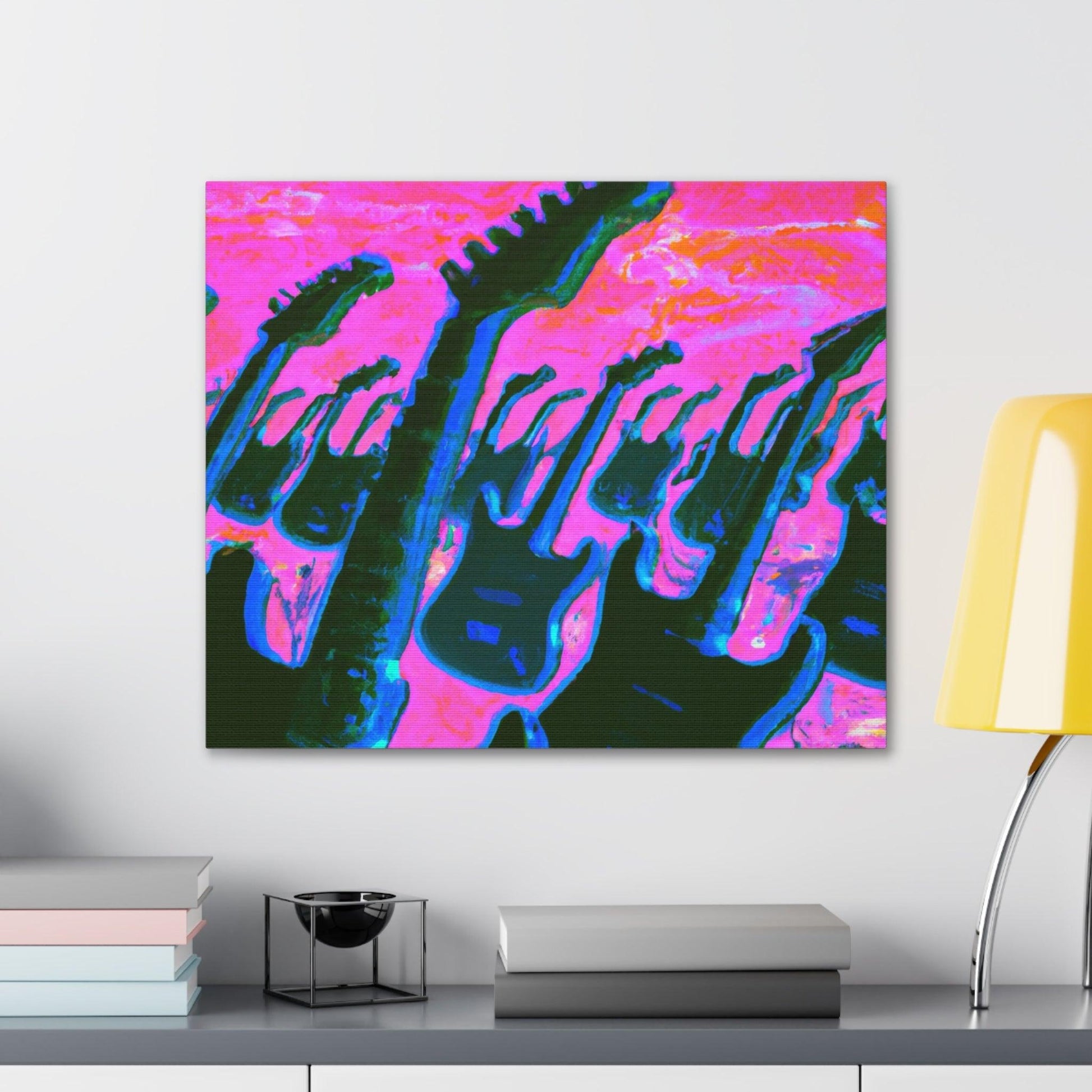 Beach Attack Canvas Gallery Wraps - Lizard Vigilante