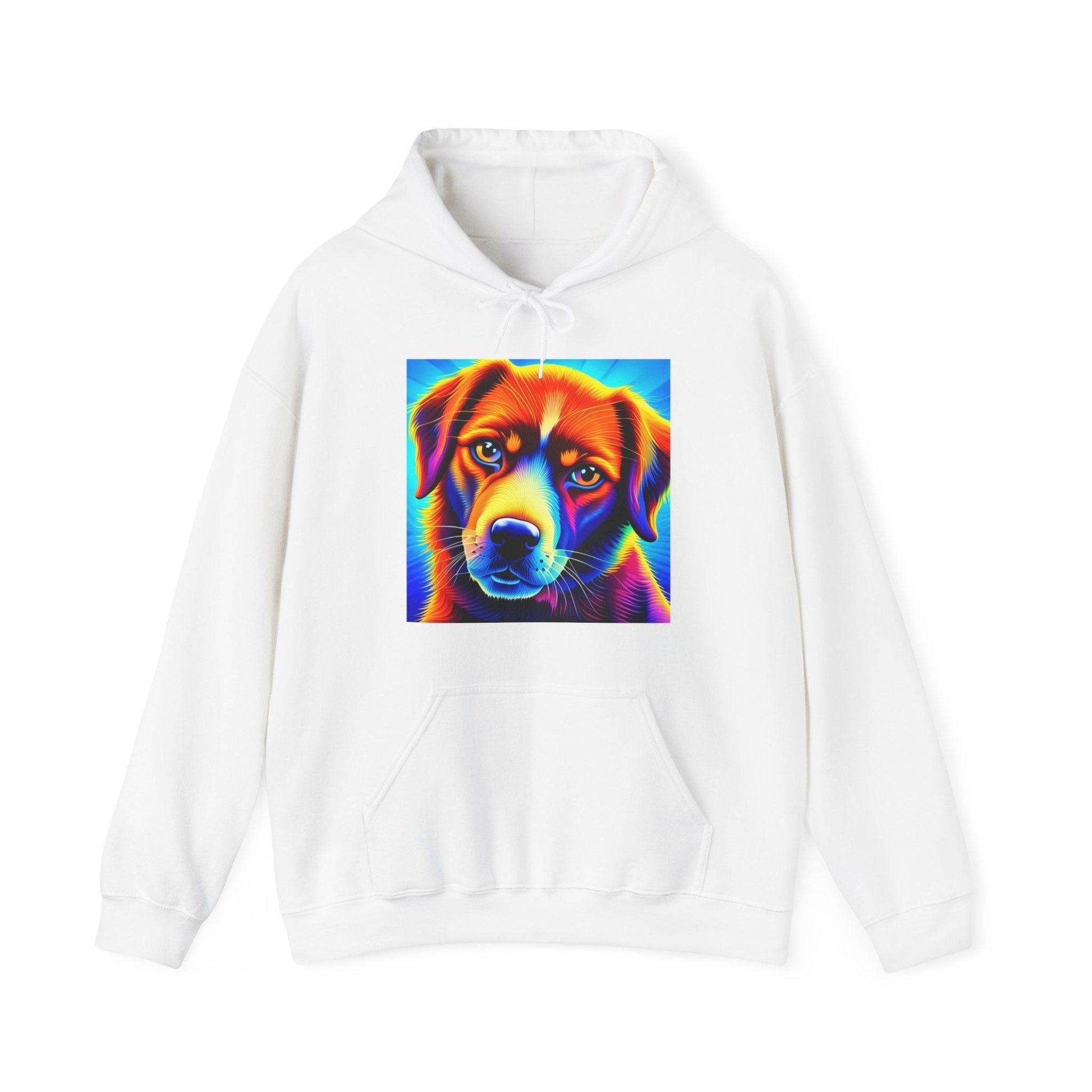 Prism Dog Unisex Heavy Blend™ Hooded Sweatshirt - Lizard Vigilante
