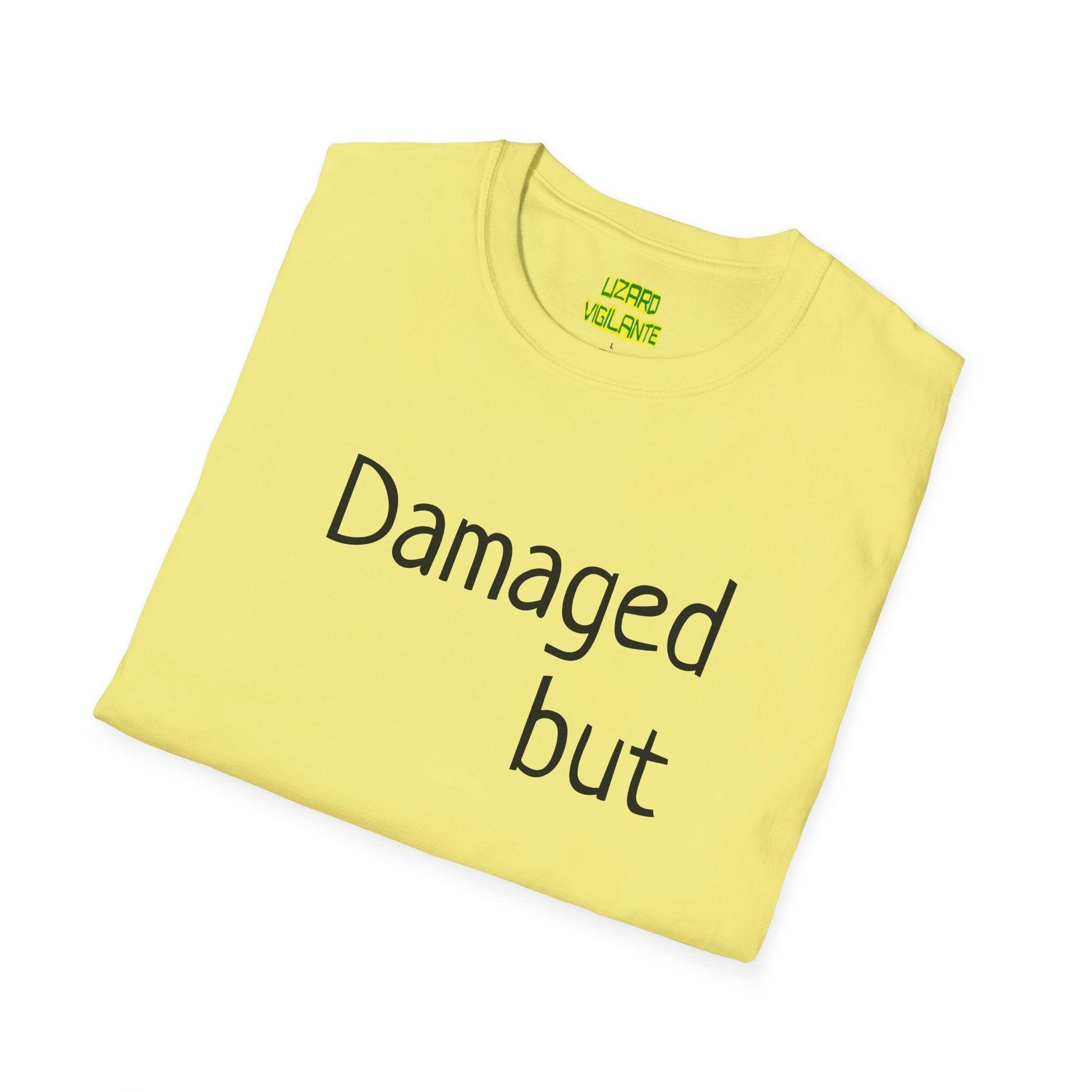 Damaged but doable. Unisex Softstyle T-Shirt - Lizard Vigilante