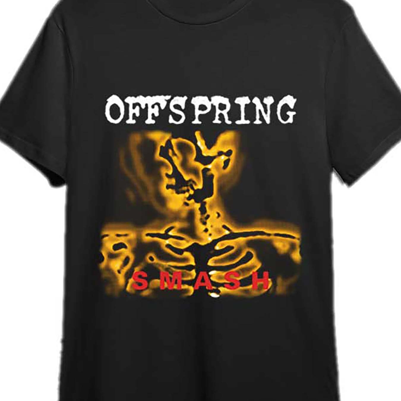 The Offspring Smash Punk Rock Tee - Organic Cotton Men’s Short Sleeve T-Shirt, Casual Crew Neck Graphic Collection - Premium  from Lizard Vigilante - Just $23.88! Shop now at Lizard Vigilante