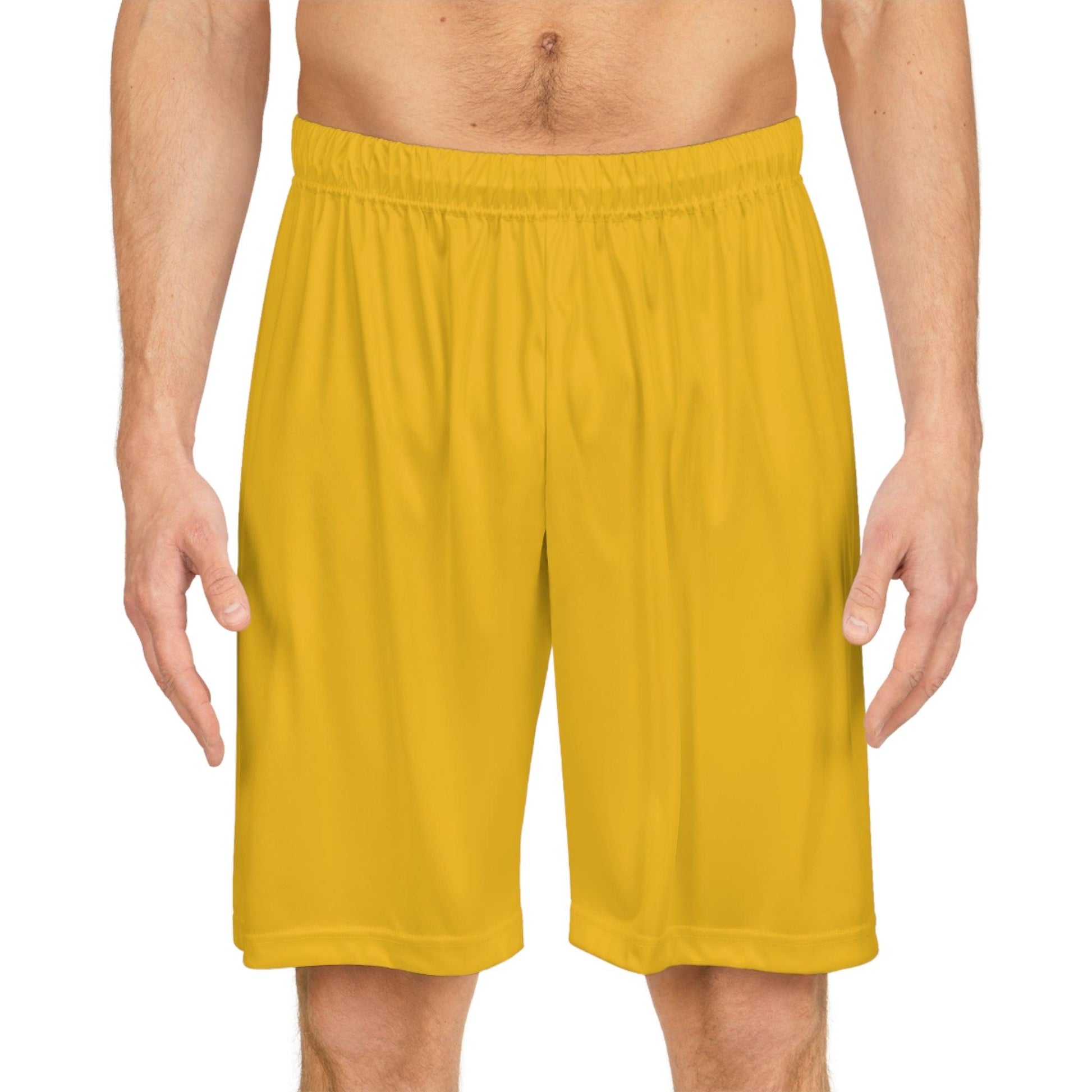 Basketball Shorts - Yellow - Lizard Vigilante