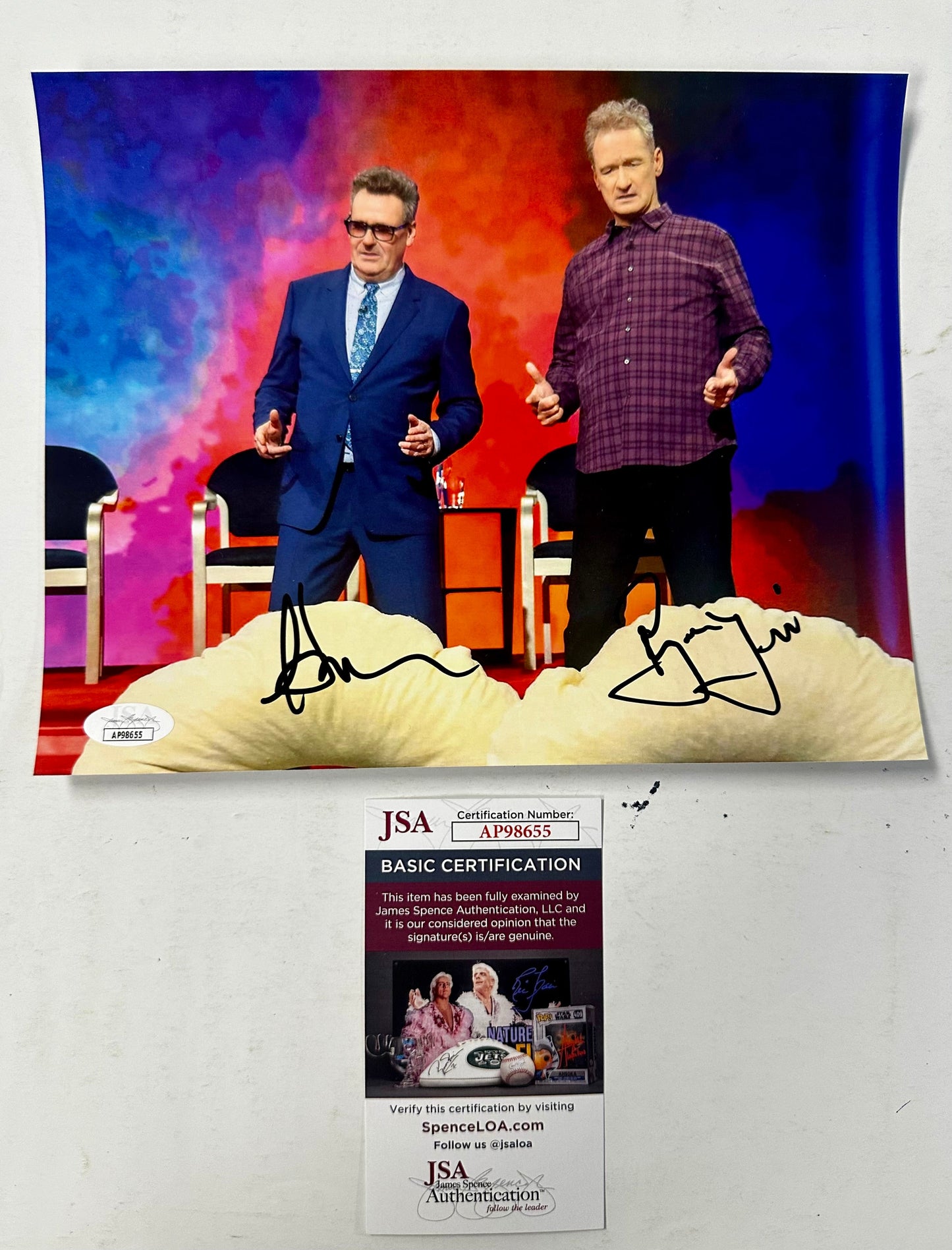 Ryan Stiles & Greg Proops Signed Whose Line Is It Anyway 8x10 Photo With JSA COA