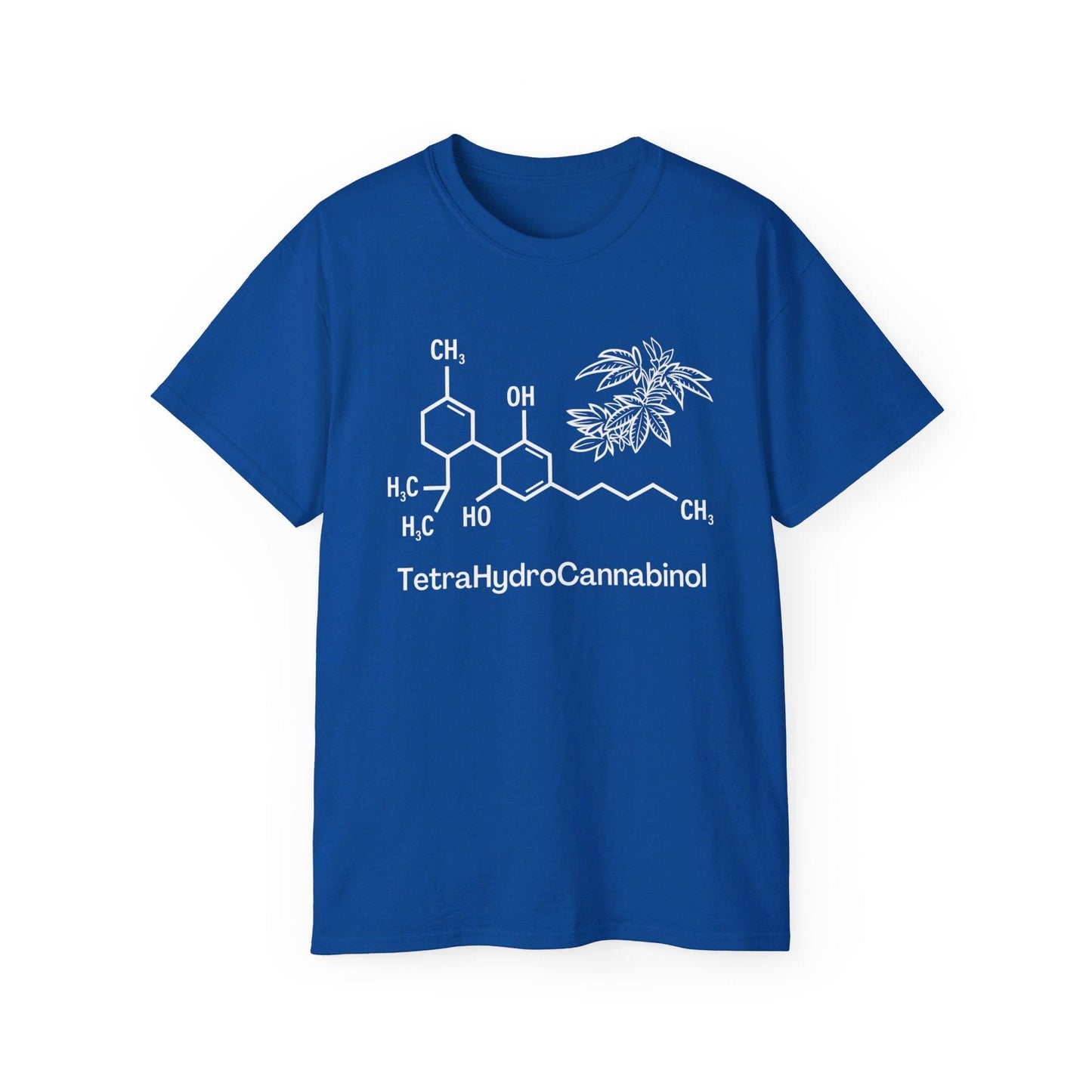 Tetrahydrocannabinol (THC) Molecule Weed Shirt