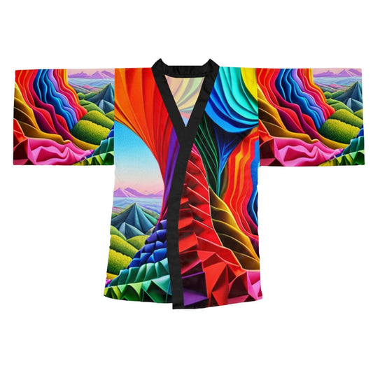 Thru The Always Long Sleeve Kimono Robe - Lizard Vigilante