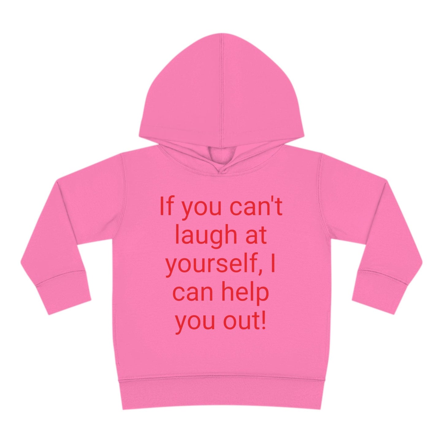 If You Can't laugh Toddler Pullover Fleece Hoodie - Lizard Vigilante