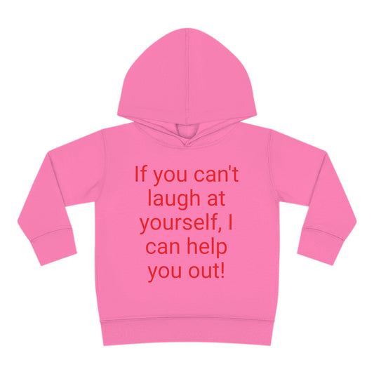 If You Can't laugh Toddler Pullover Fleece Hoodie - Lizard Vigilante