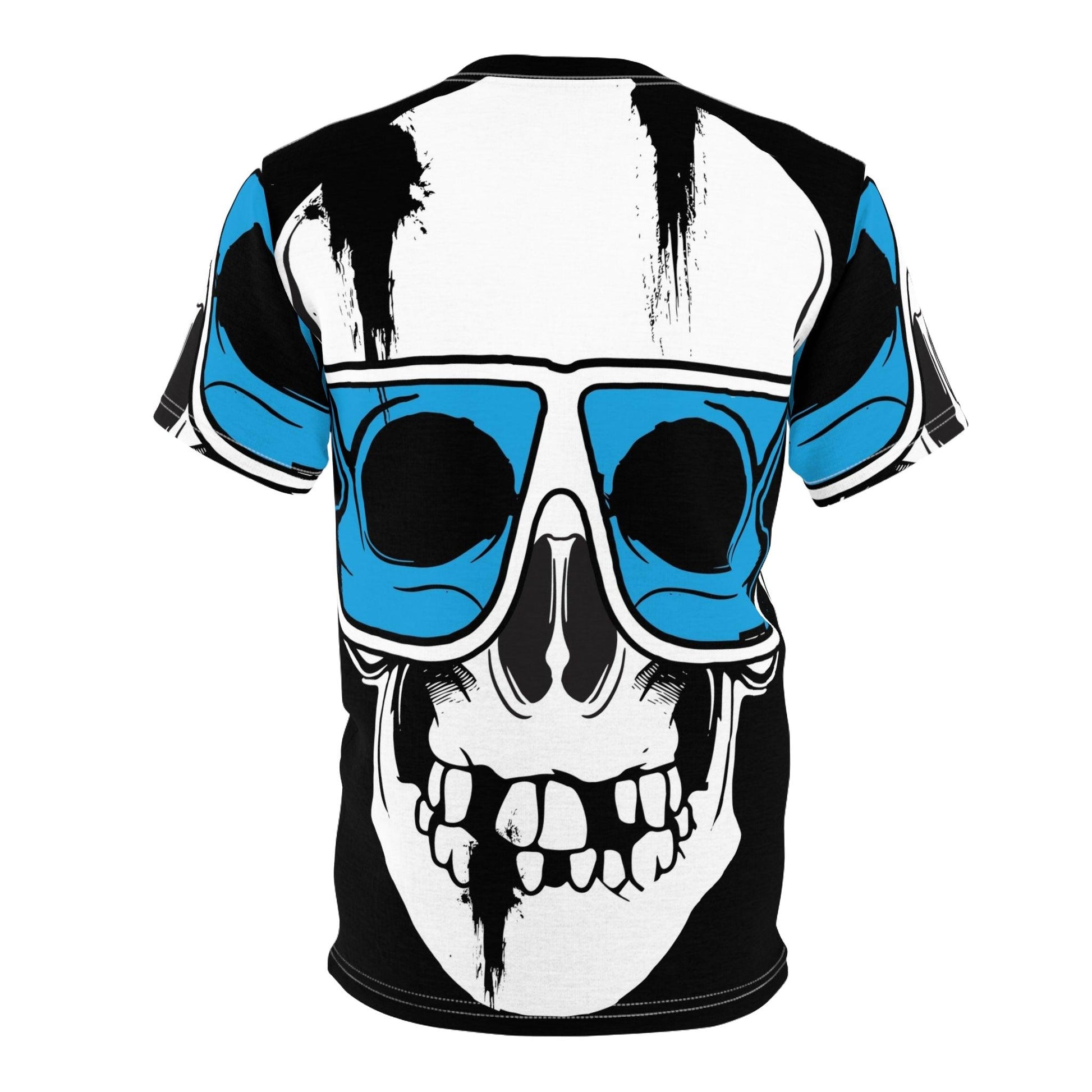 Cheap Sunglass Blues Skull Unisex Tee - Lizard Vigilante