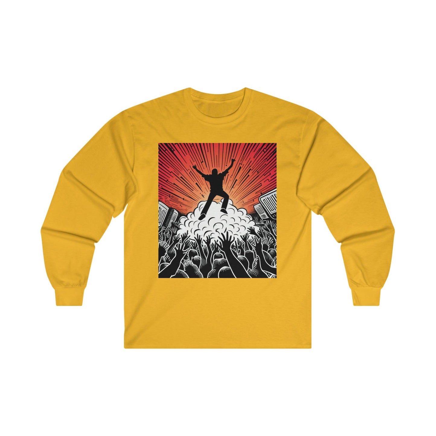 Metal Concert Ultra Cotton Long Sleeve Tee - Lizard Vigilante