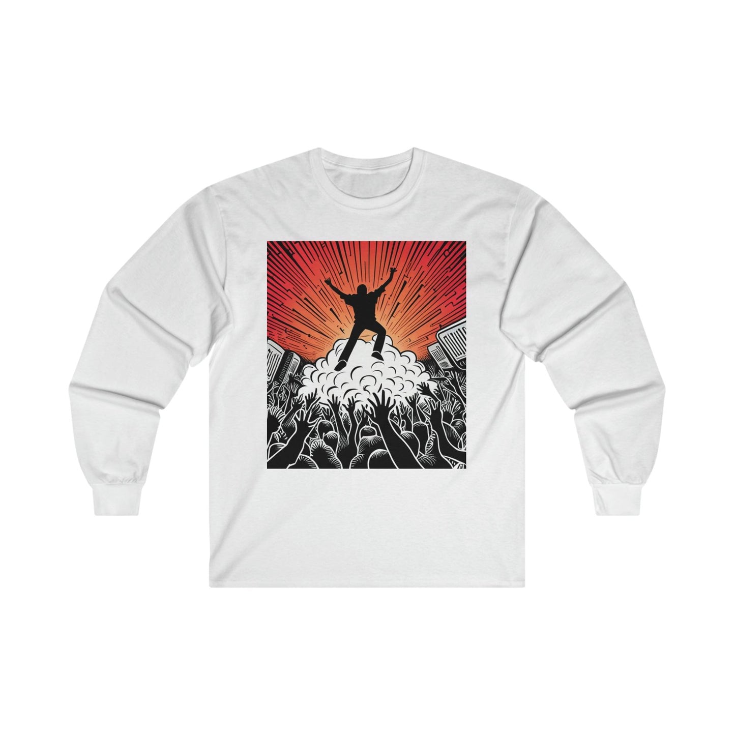 Metal Concert Ultra Cotton Long Sleeve Tee - Lizard Vigilante