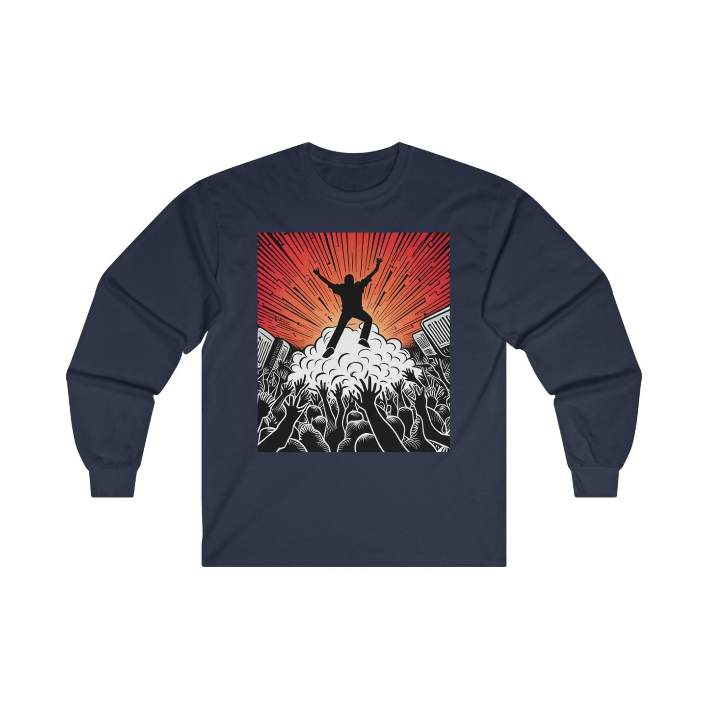 Metal Concert Ultra Cotton Long Sleeve Tee - Lizard Vigilante