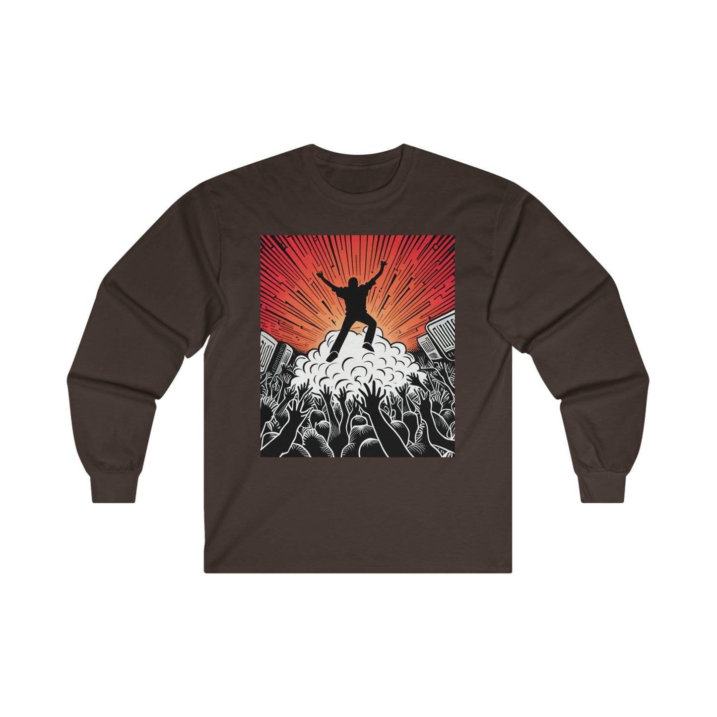 Metal Concert Ultra Cotton Long Sleeve Tee - Lizard Vigilante