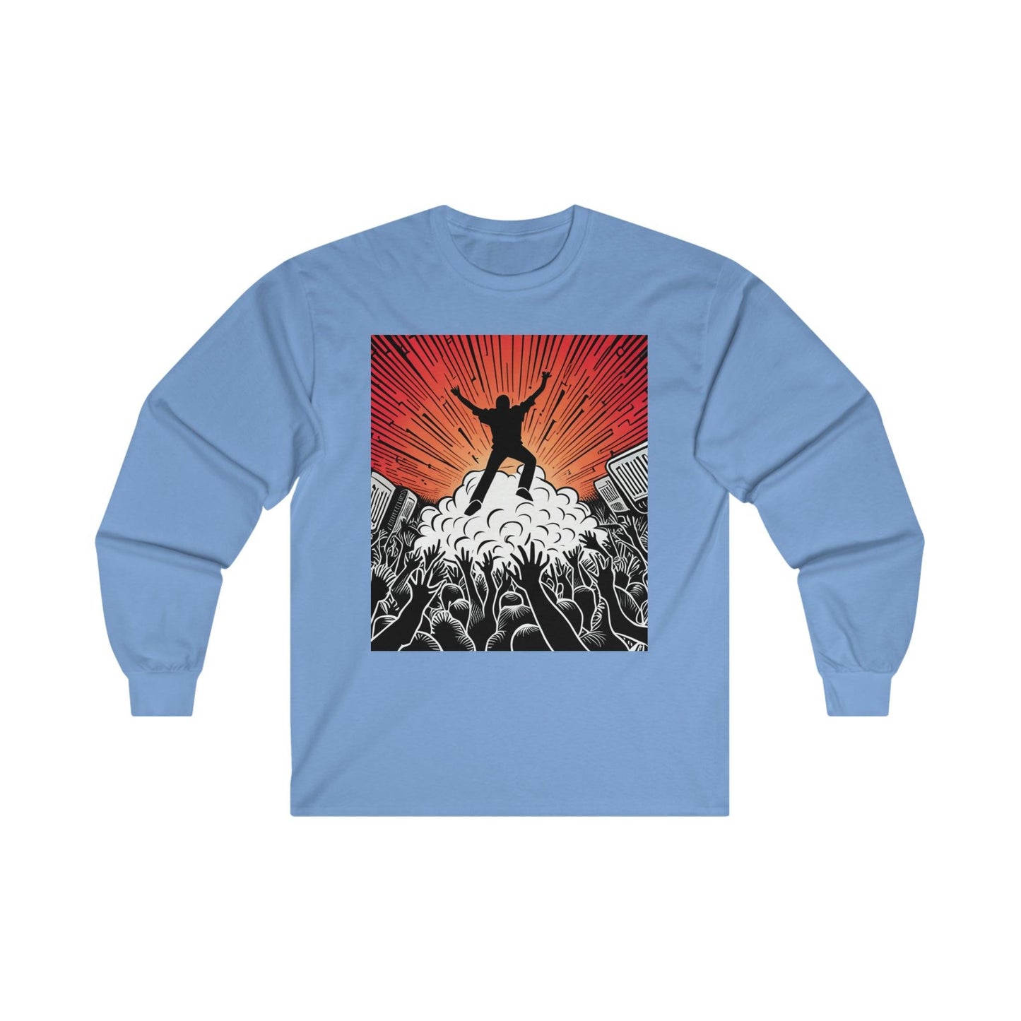 Metal Concert Ultra Cotton Long Sleeve Tee - Lizard Vigilante