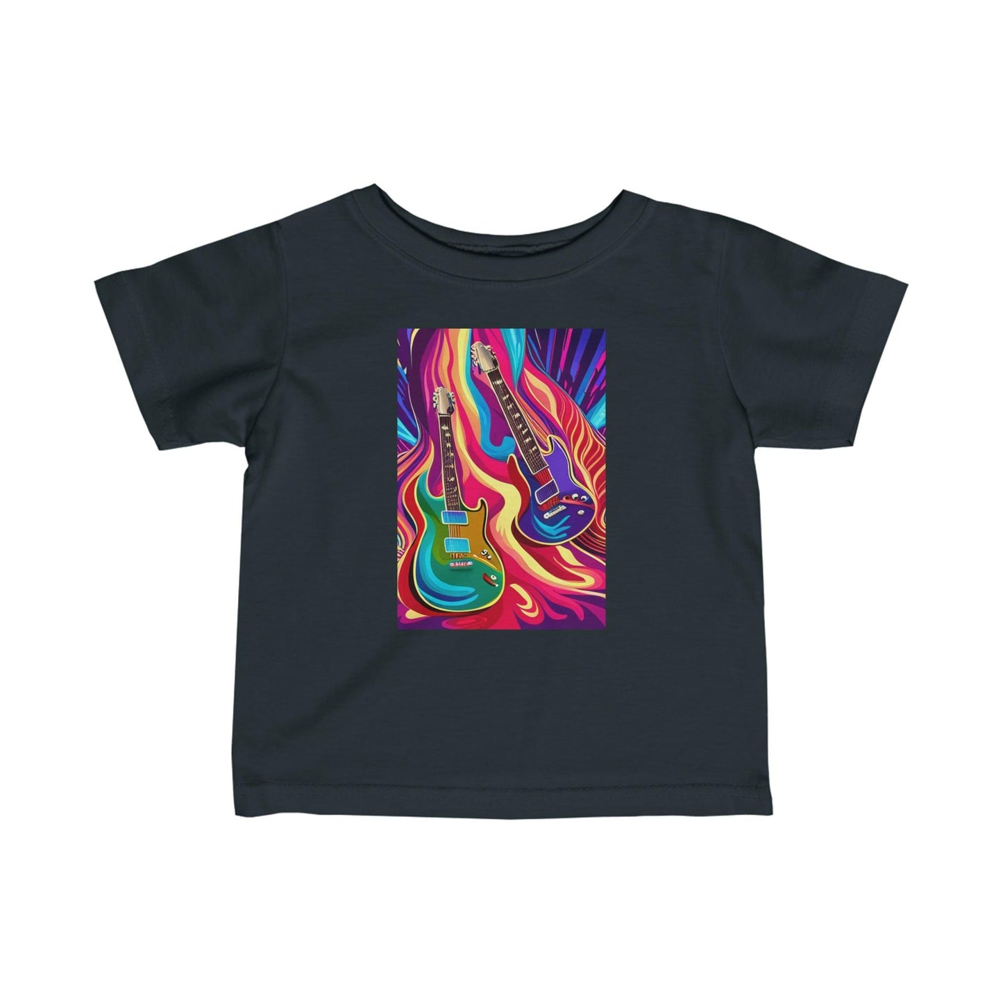 Psychedelic Guitars Infant Fine Jersey Tee - Lizard Vigilante