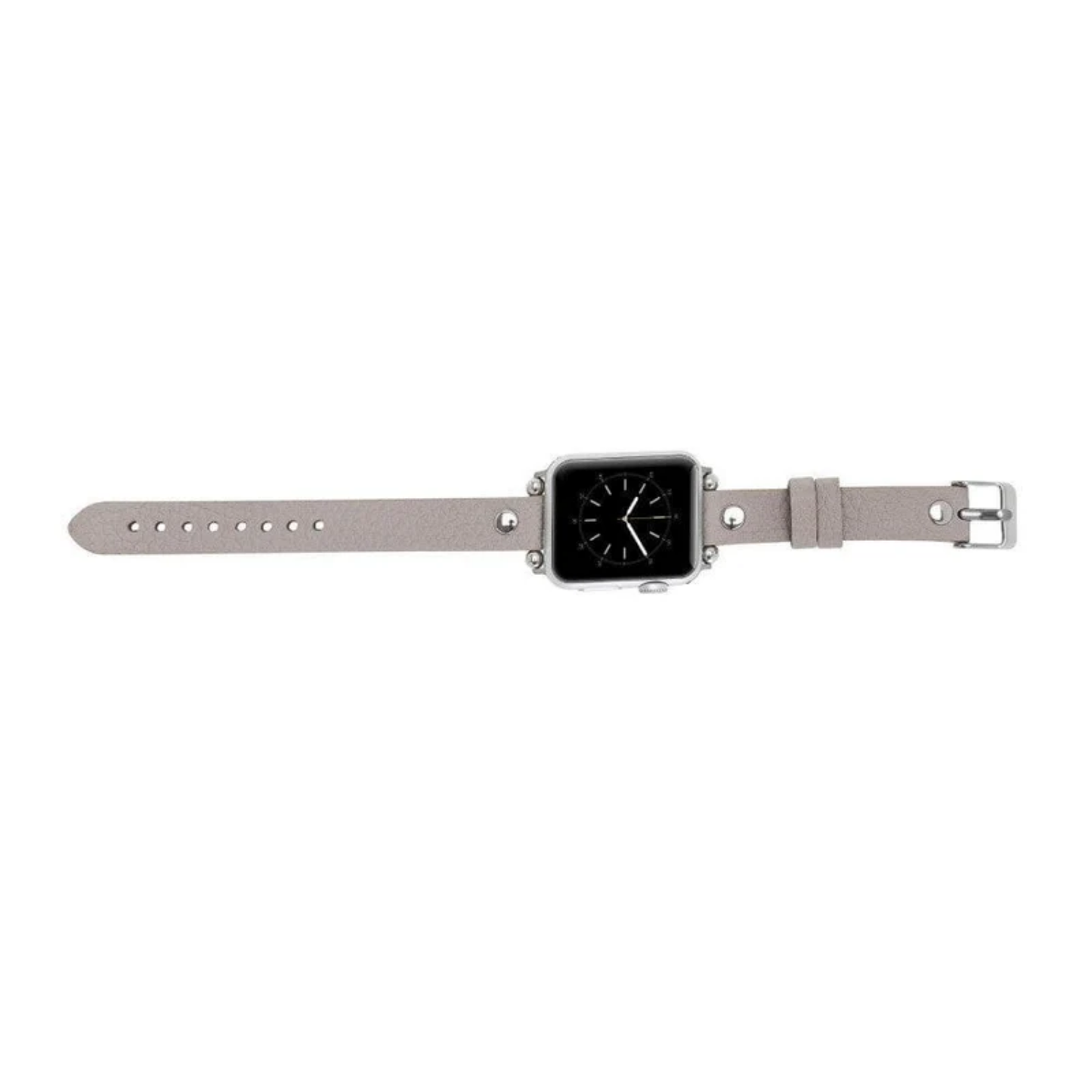 Apple Watch Light Grey Leather Strap - Detroit