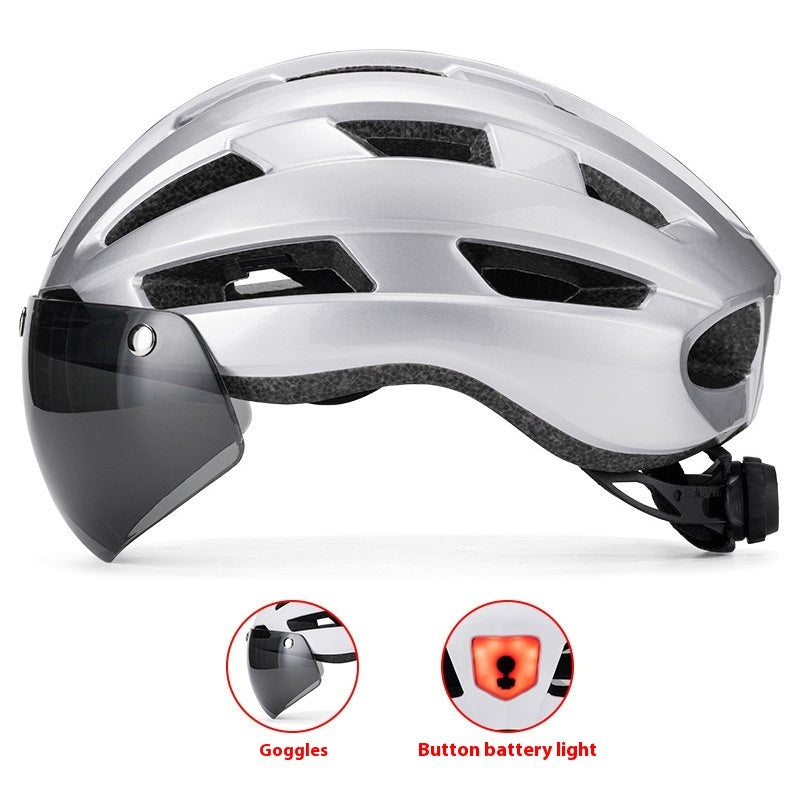 Magnetic Suction Goggles Unisex Mountain Highway Color Changing Cycling Bicycle Helmet