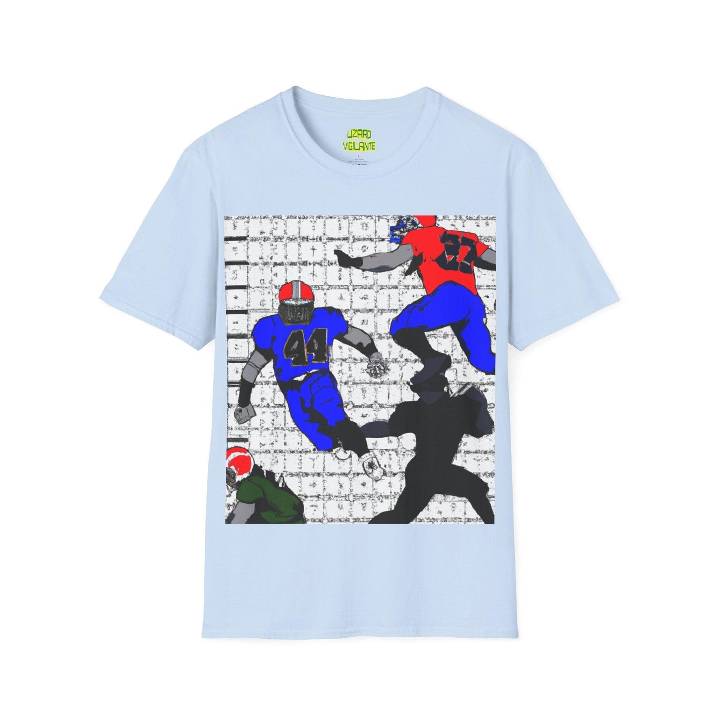 American Football Graphic Unisex Softstyle T-Shirt - Lizard Vigilante