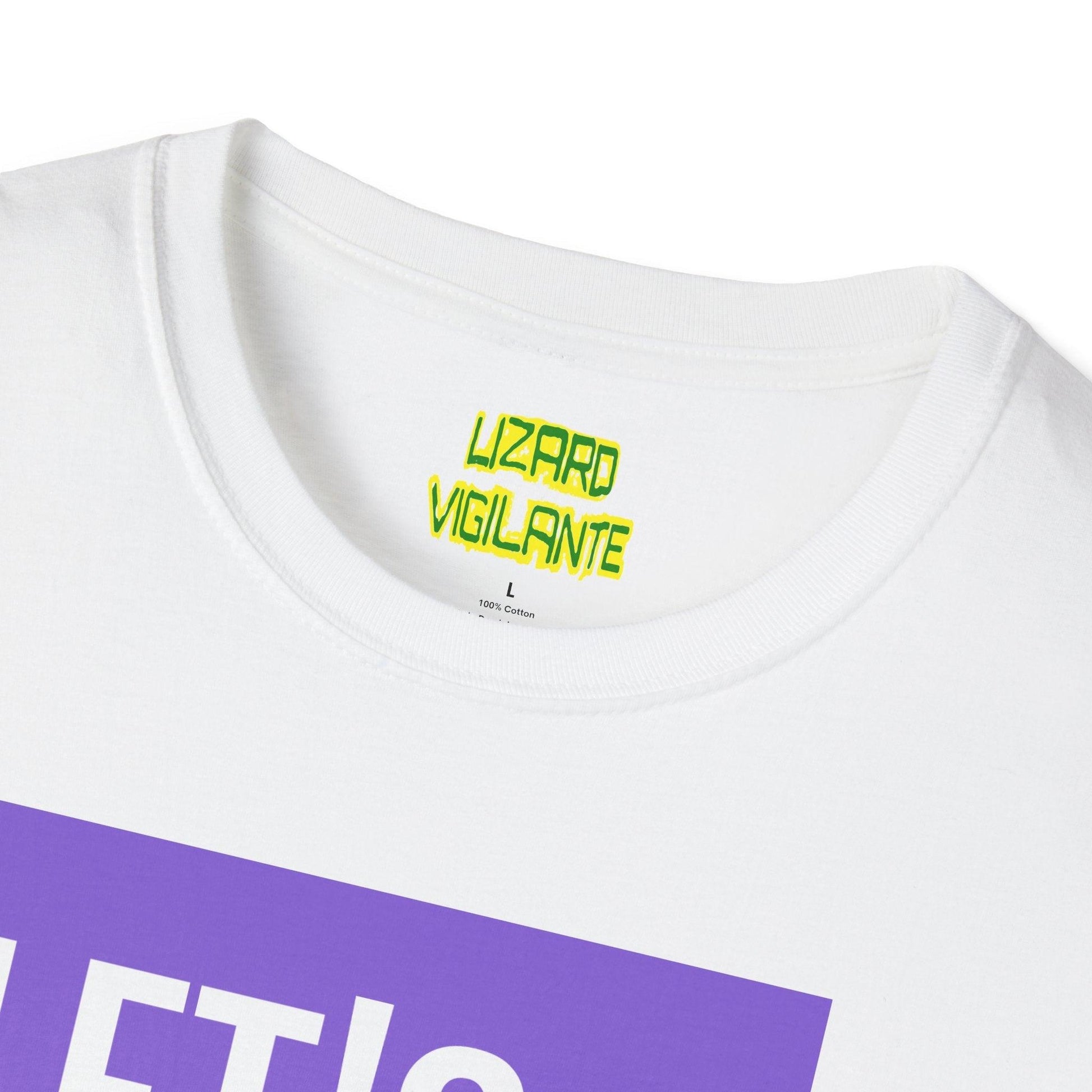 LET'S TOKE! With GreenLeaf Silo Unisex Softstyle T-Shirt / Weed Band Tee - Lizard Vigilante