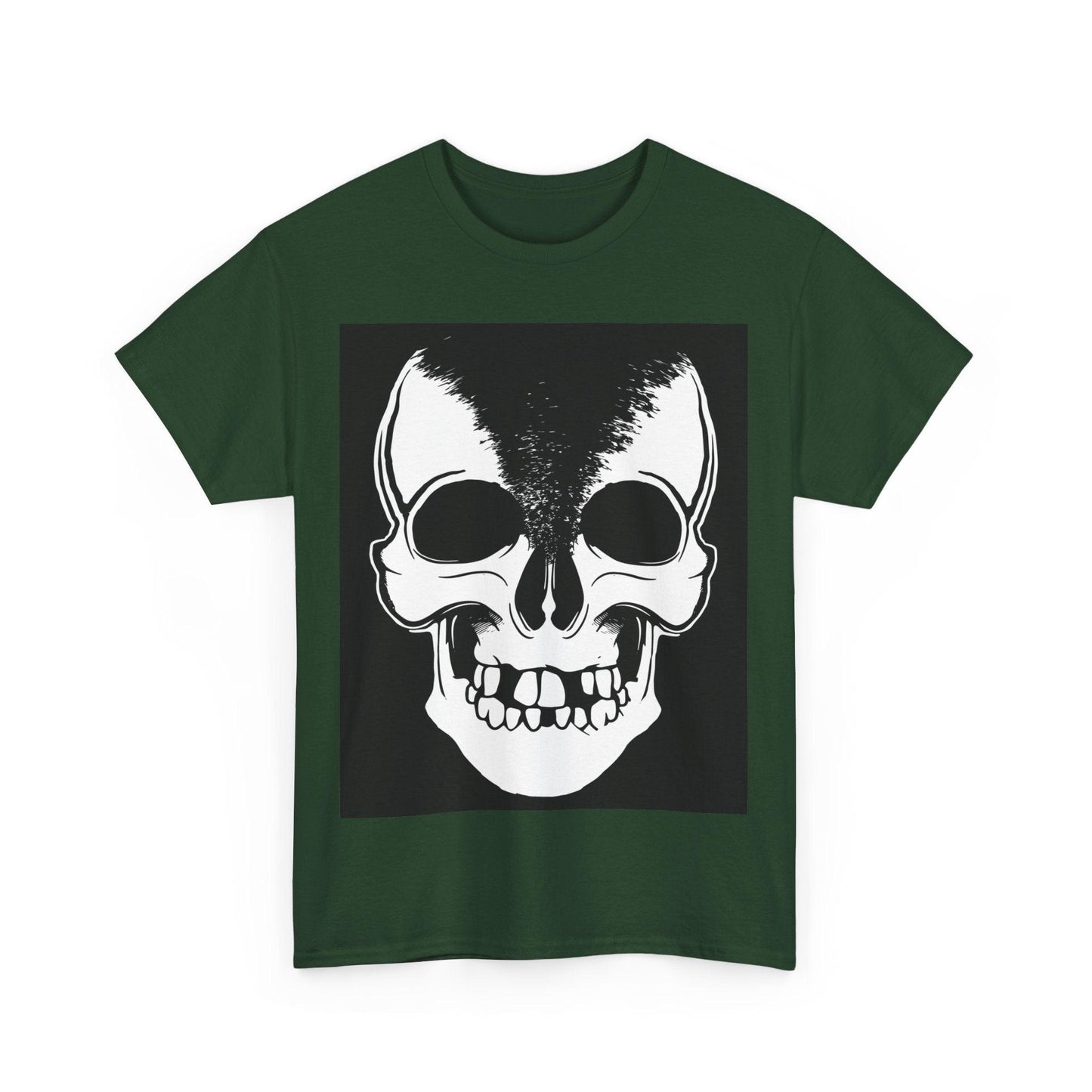 Split Skull Unisex Heavy Cotton Tee - Lizard Vigilante