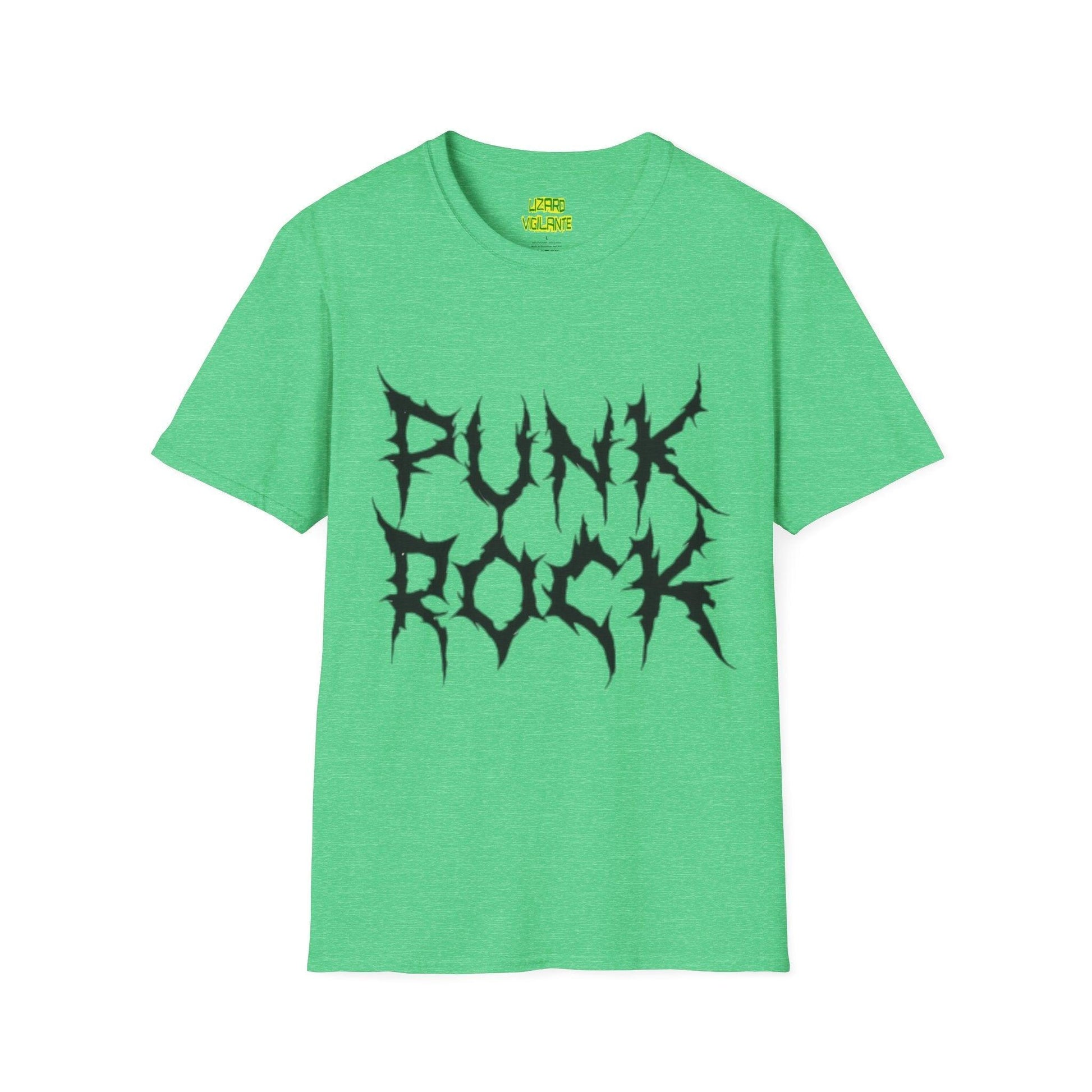 PUNK ROCK Unisex Softstyle T-Shirt - Lizard Vigilante