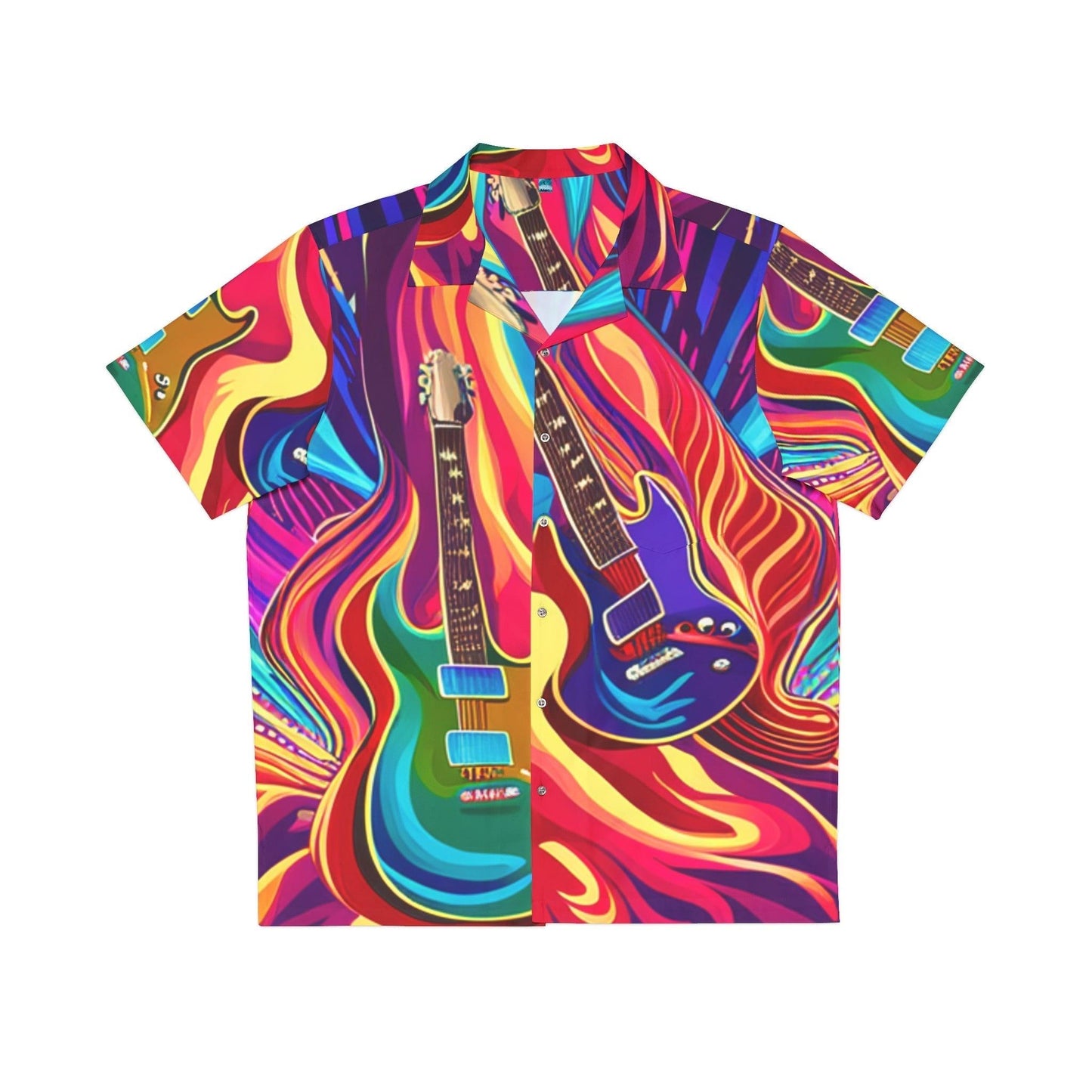 Psychedelic Things Men's Hawaiian Shirt - Lizard Vigilante