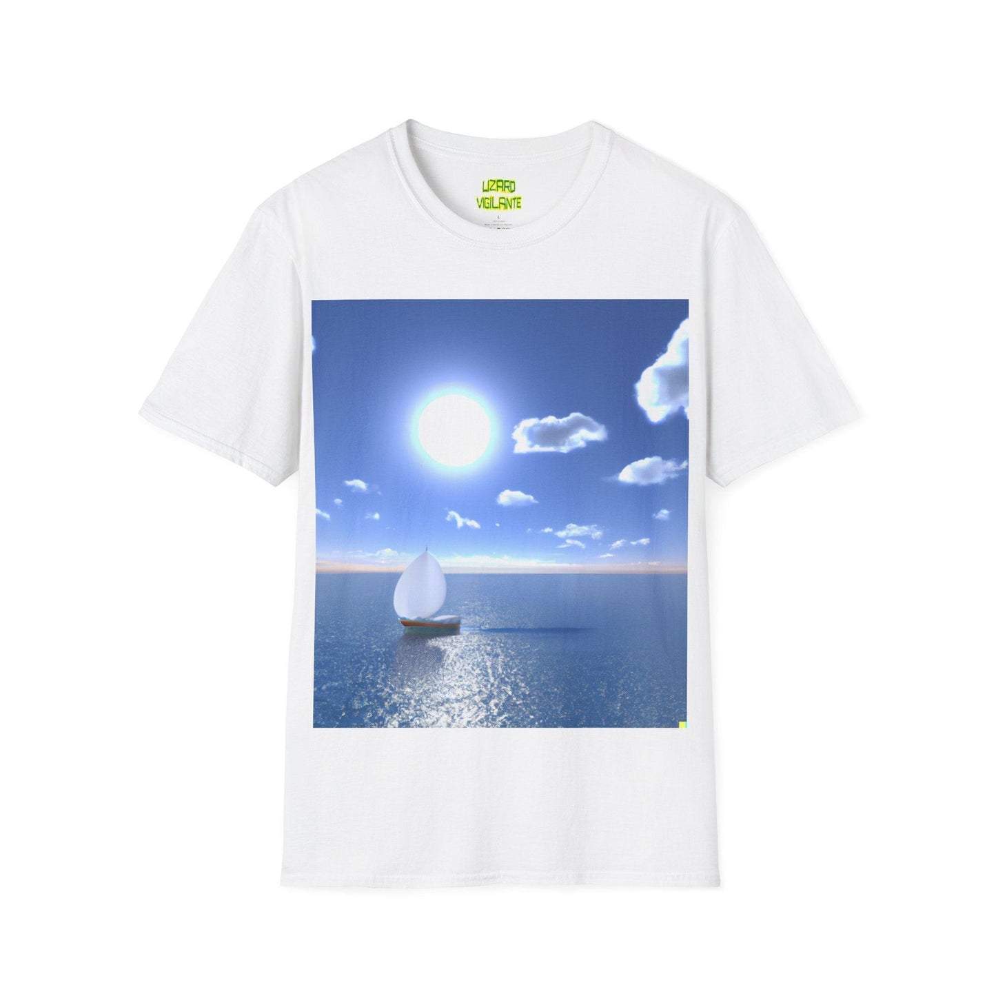 Sailing Sunlight Graphic Unisex Softstyle T-Shirt - Lizard Vigilante