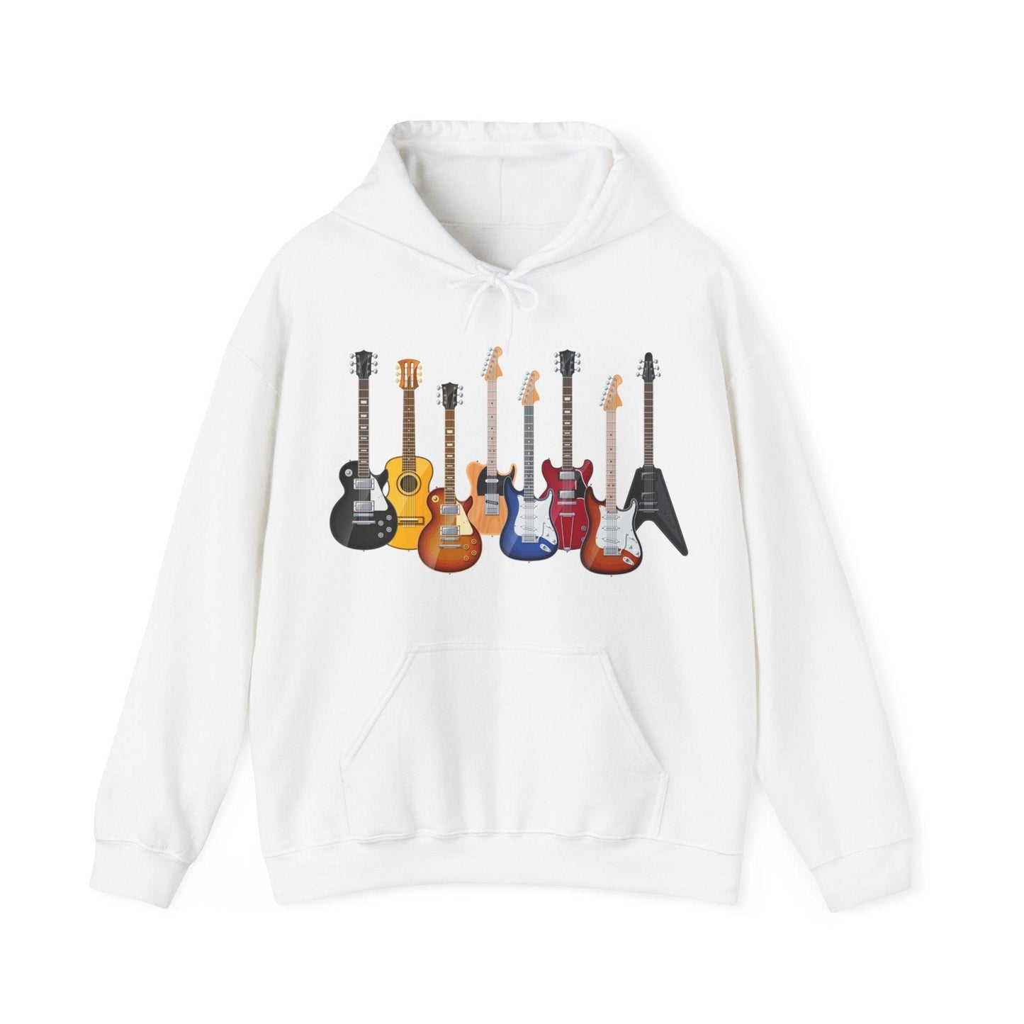 The Guitars Unisex Heavy Blend™ Hooded Sweatshirt - Lizard Vigilante