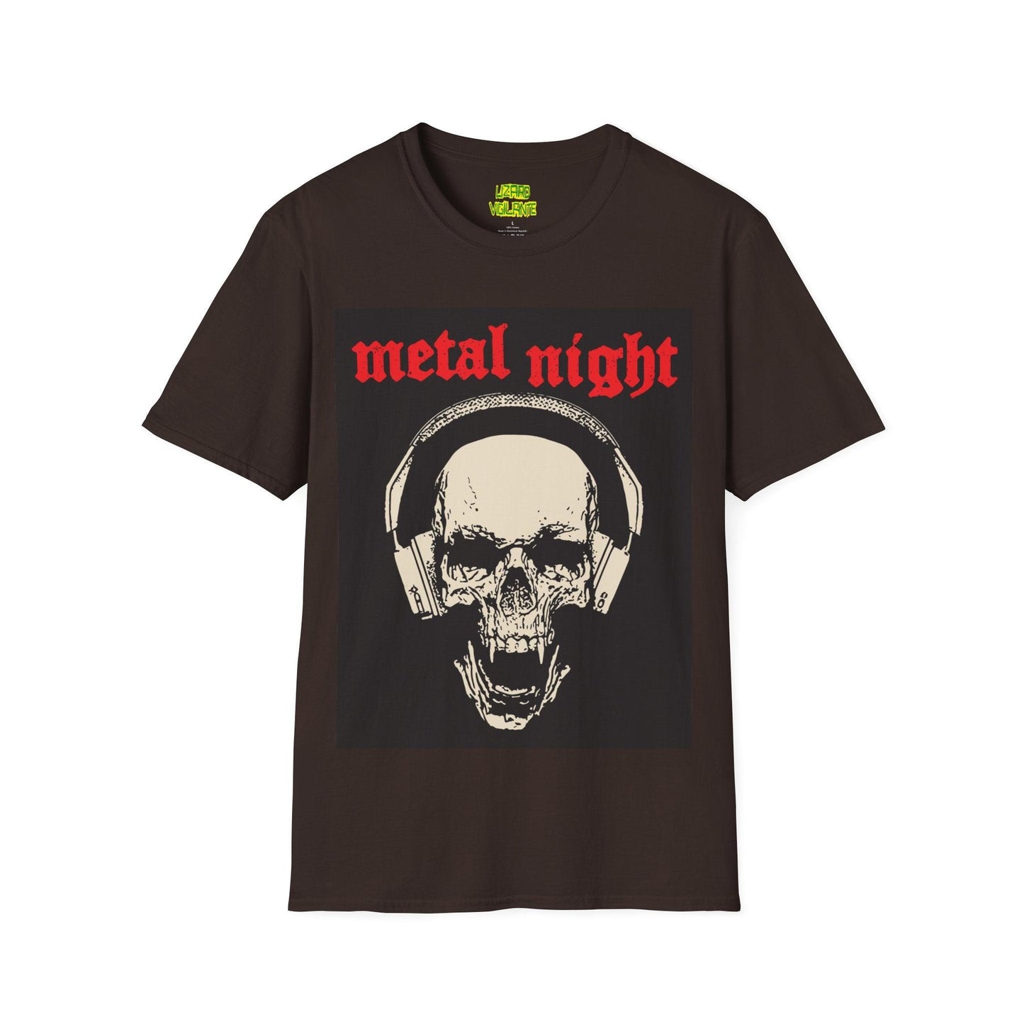 METAL NIGHT Unisex Softstyle T-Shirt - Lizard Vigilante