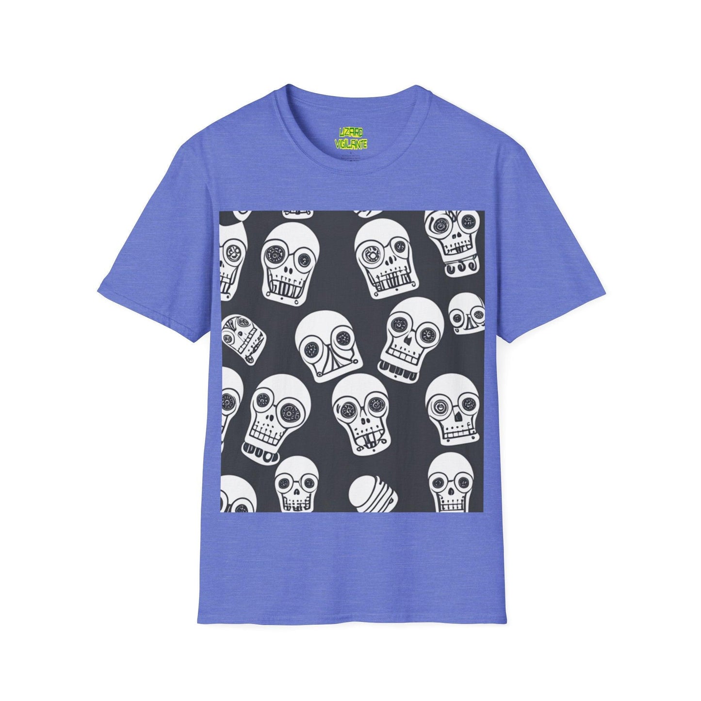 Bot Skulled Unisex Softstyle T-Shirt - Lizard Vigilante